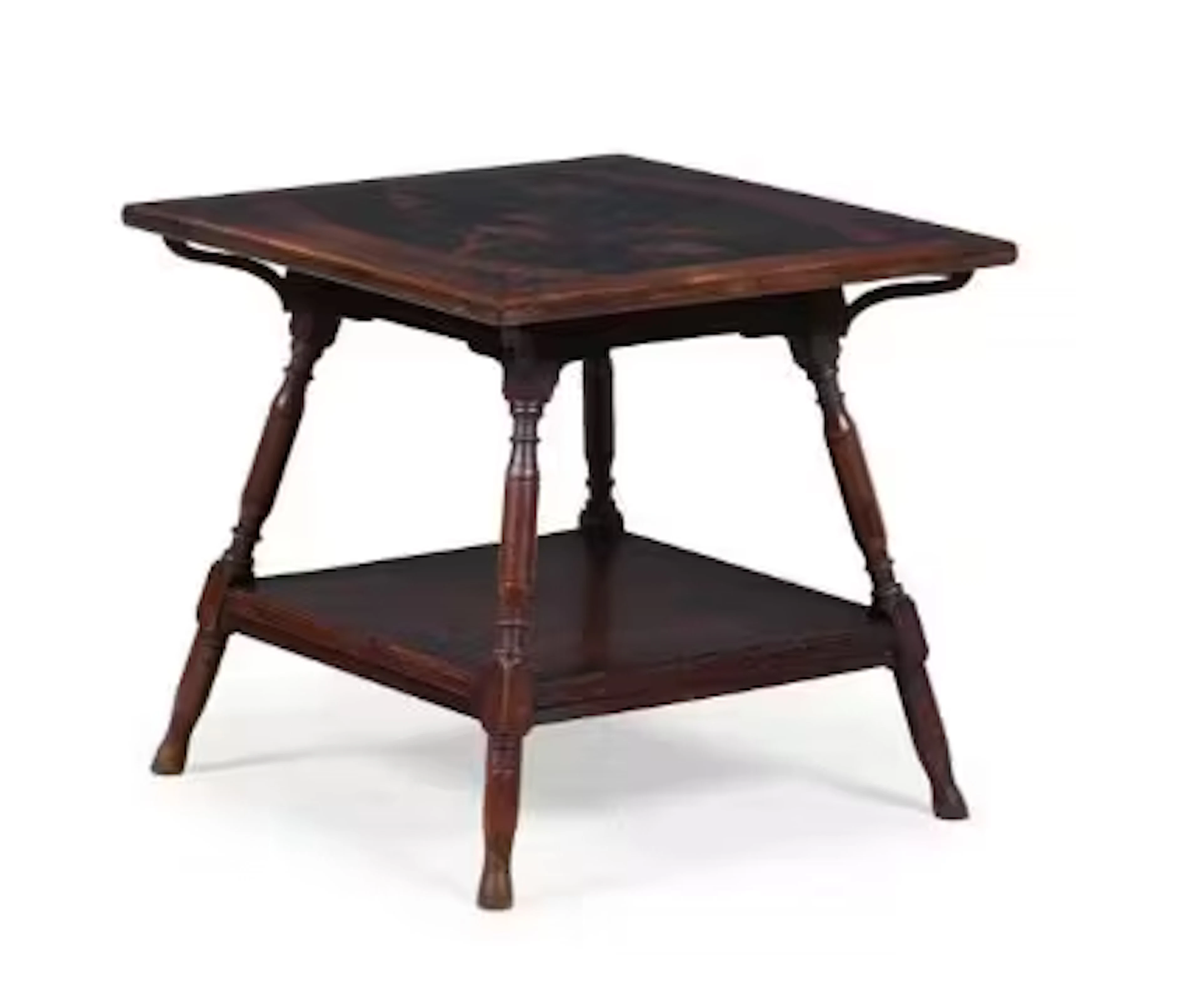 Y AN ANGLO-JAPANESE AESTHETIC MOVEMENT ROSEWOOD AND WALNUT OCCASIONAL