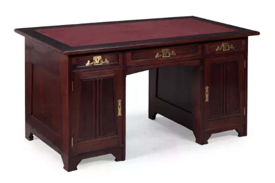 JOSEF MARIA OLBRICH (1867-1908), ATTRIBUTED, A DARMSTADT DESK; CIRCA 1900