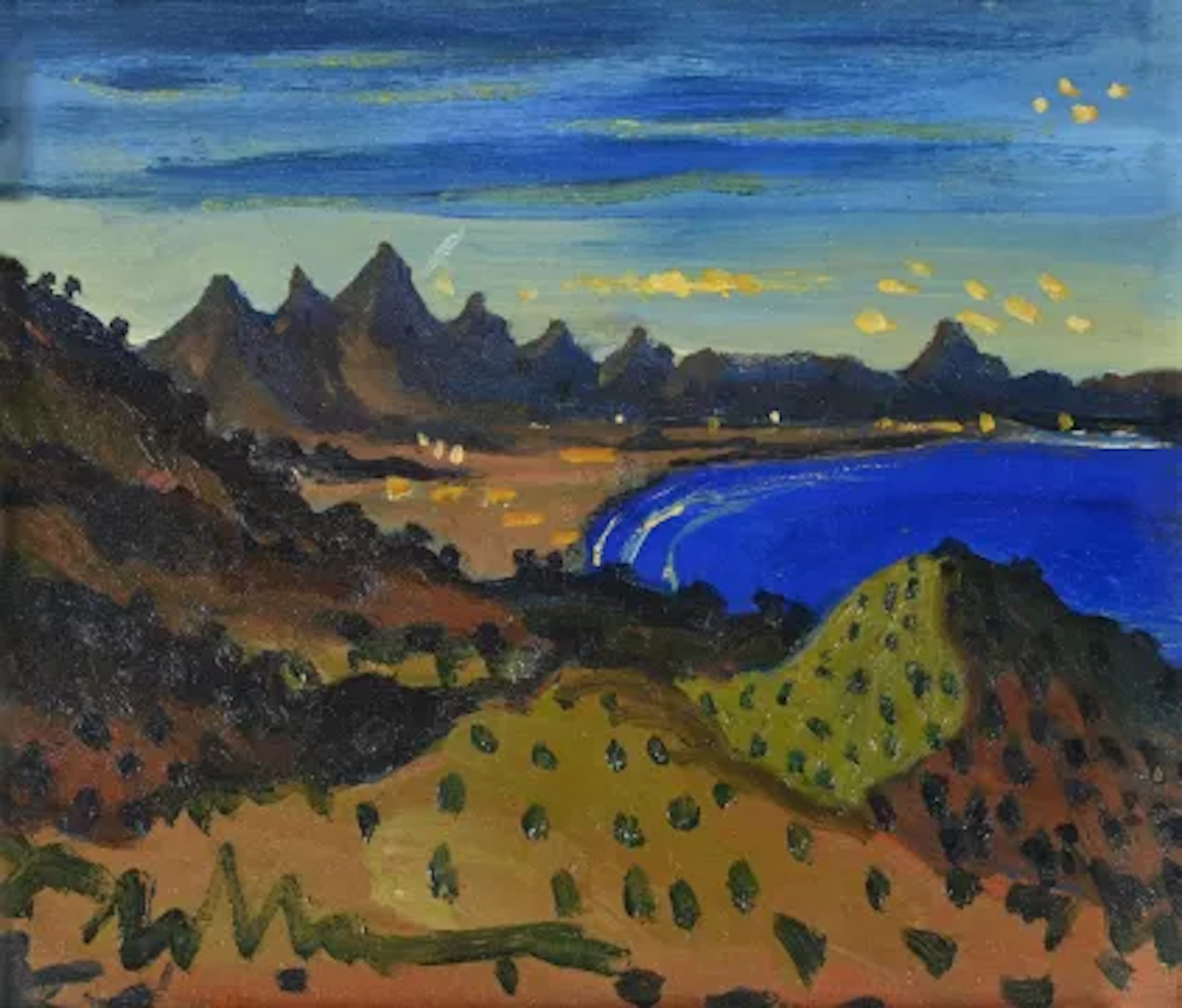 JAMES DICKSON INNES (BRITISH 1887-1914), FROM COLLIOURE