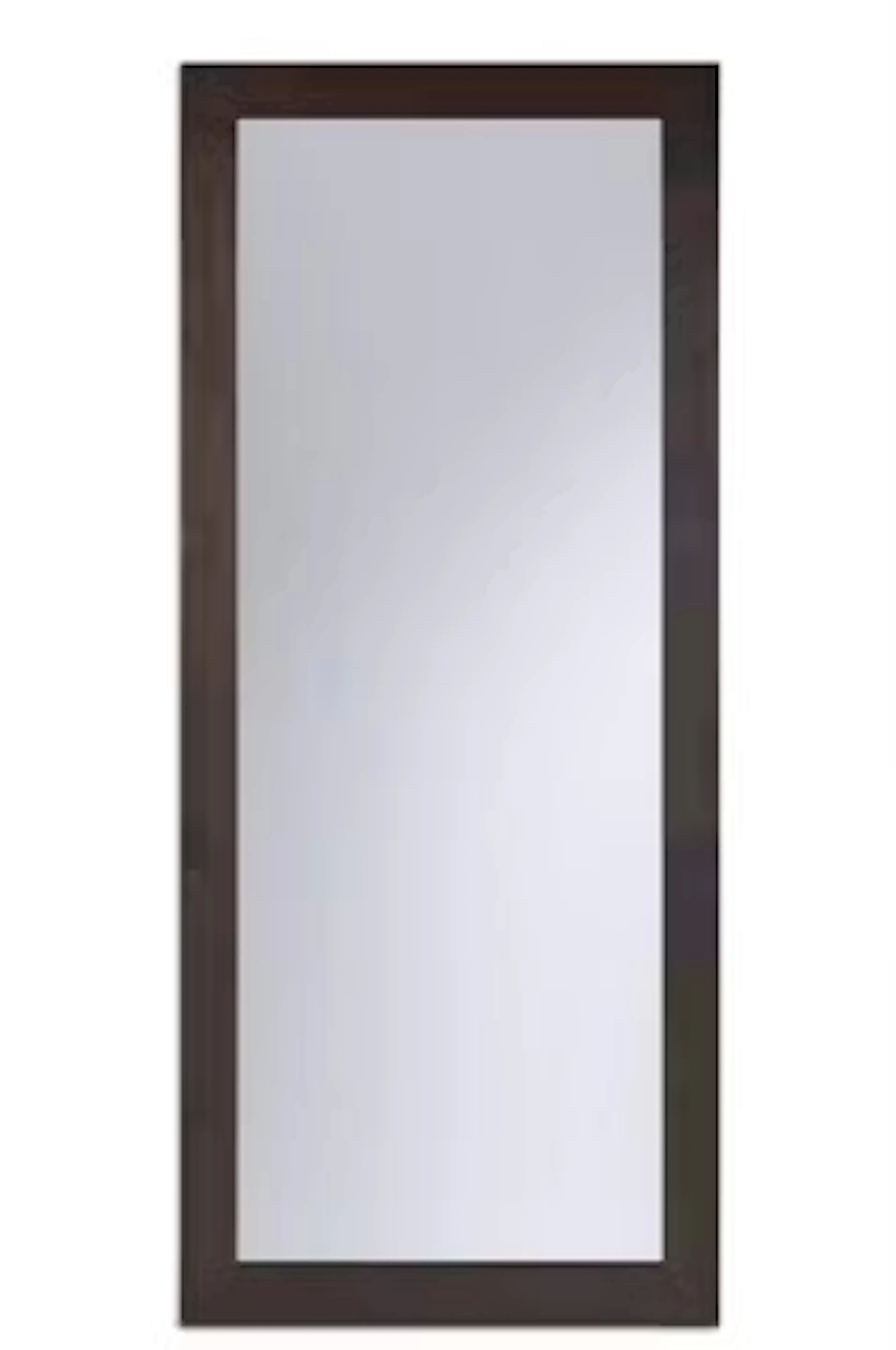 Y A HARDWOOD RECTANGULAR WALL MIRROR, OF RECENT MANUFACTURE