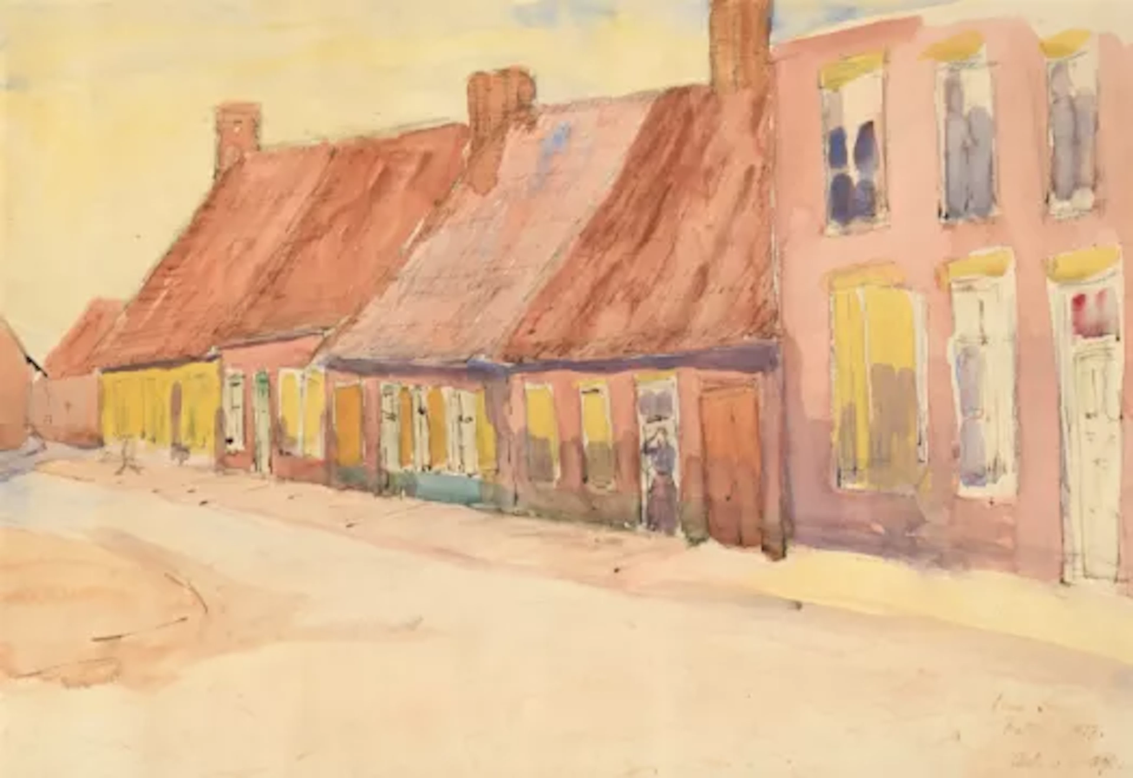 λ PAUL LUCIEN MAZE (FRENCH/BRITISH 1887-1979), FLANDERS, 1917