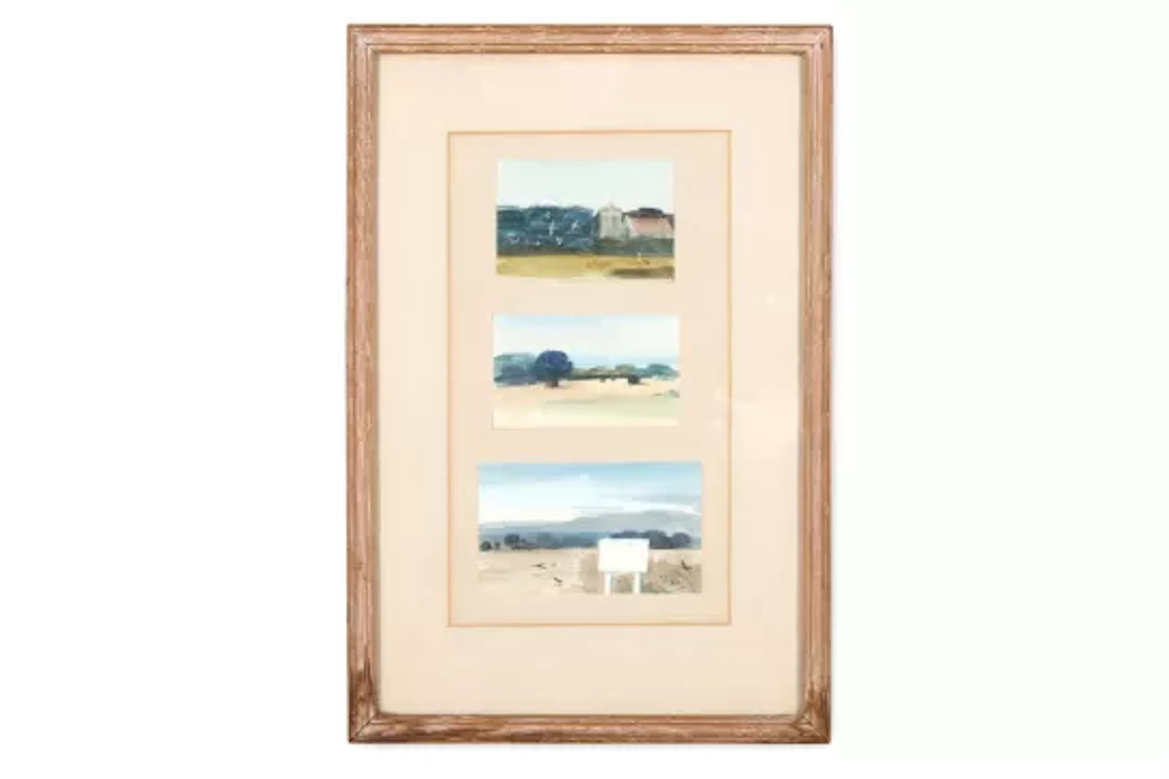 λ LESLIE CHARLES WORTH (BRITISH 1923-2009) LANDSCAPE STUDIES