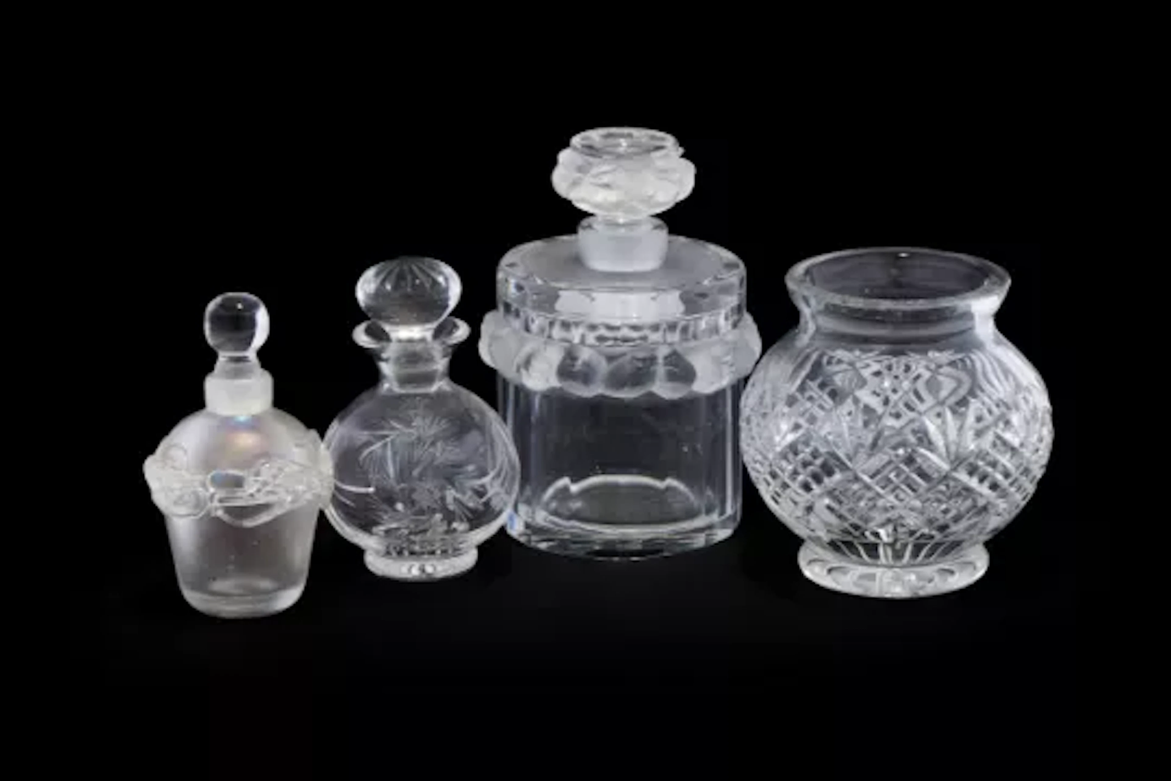 LALIQUE, 'ROBINSON' PERFUME BOTTLE AND STOPPER, CIRCA 1980, WITH FURTHER