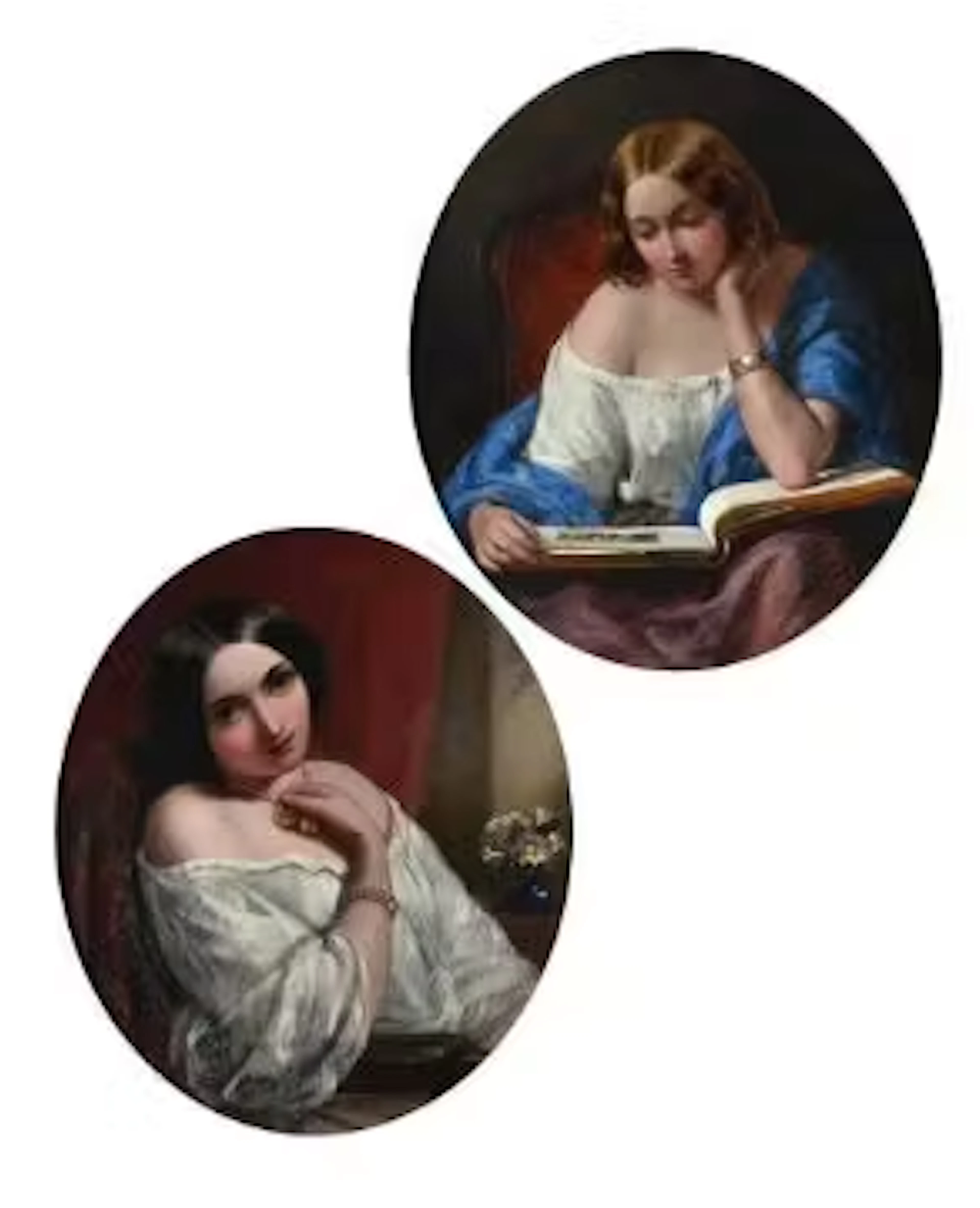 GEORGE WELLS (BRITISH ACTIVE CIRCA 1842-1888), PORTRAIT OF A LADY