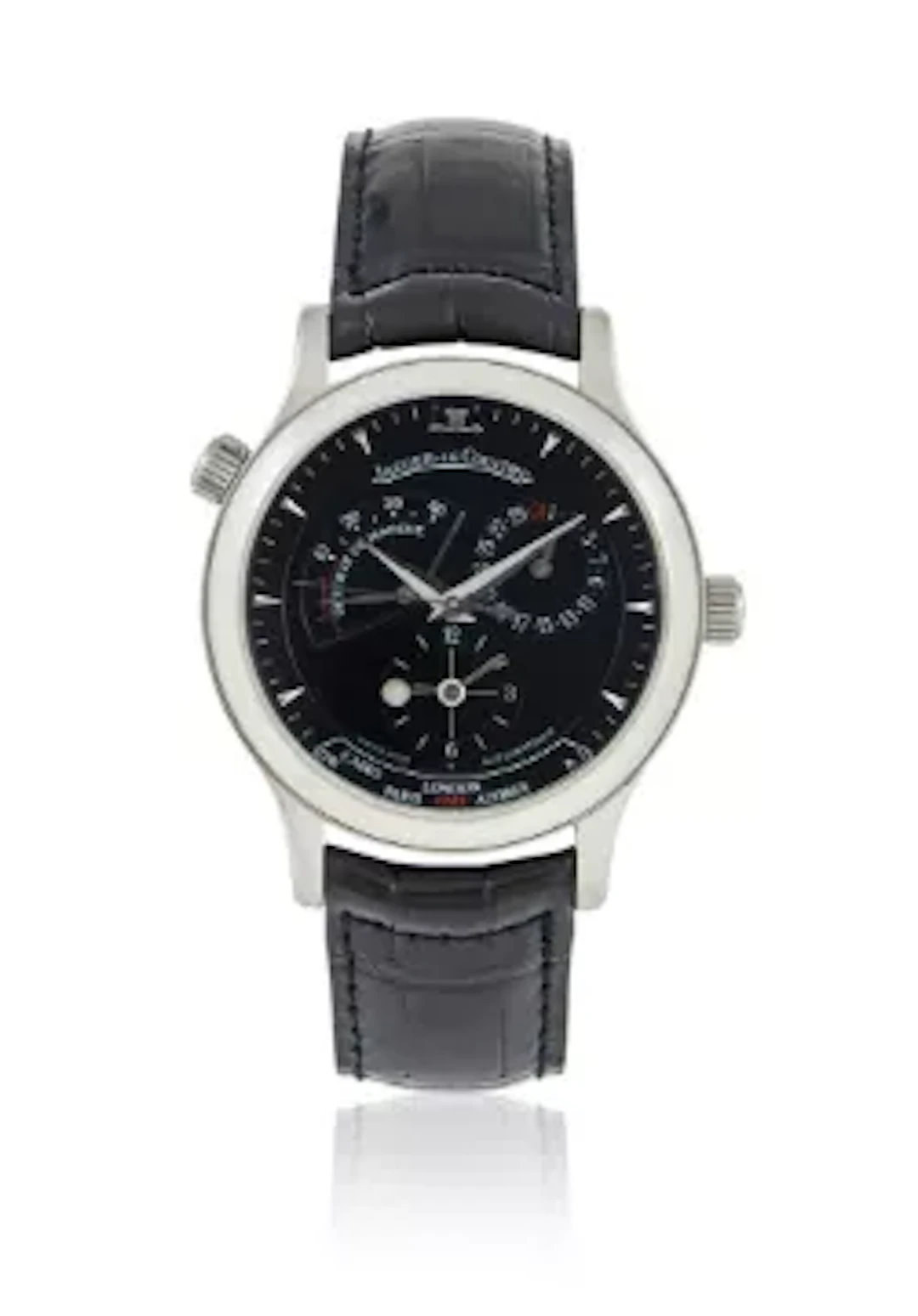 Y JAEGER LECOULTRE, MASTER GEOGRAPHIC, REF. 142.8.92.S, A STAINLESS