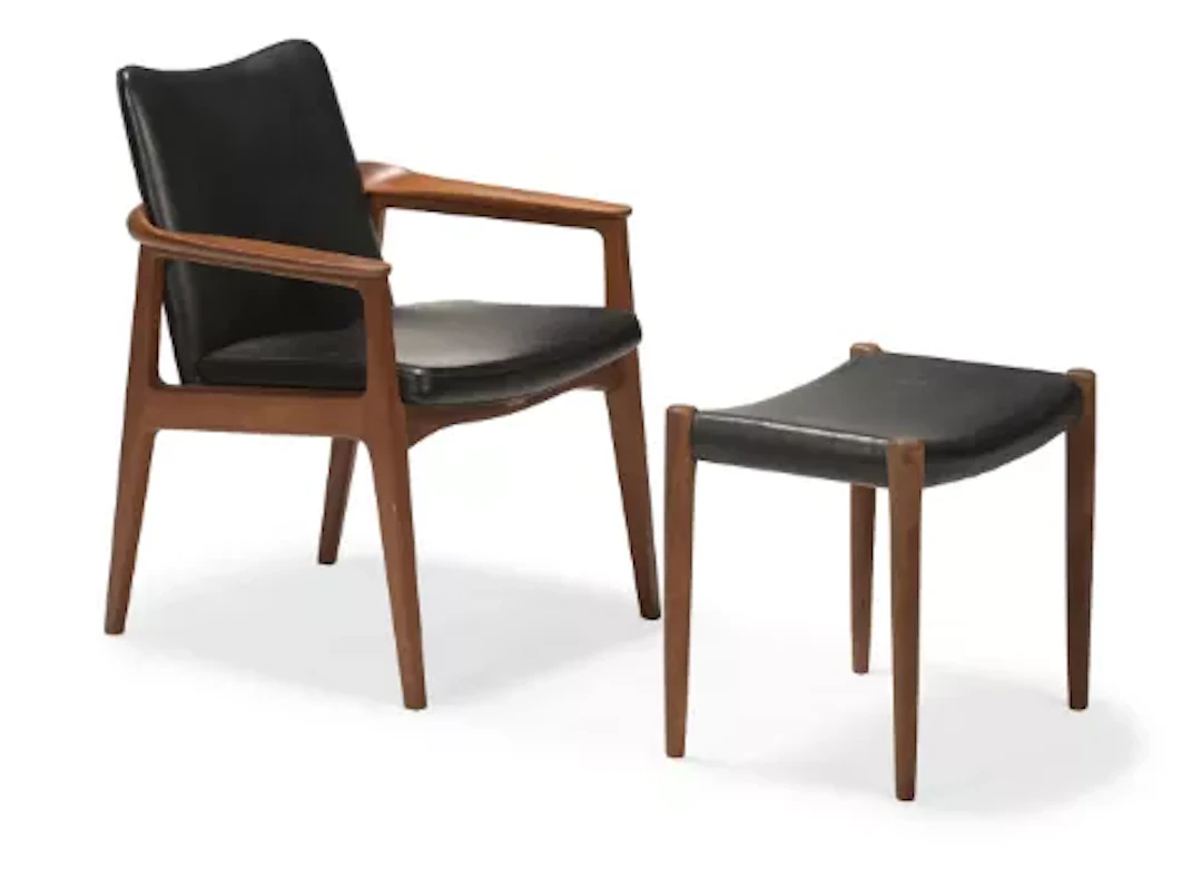 SIGVARD BERNADOTTE (SWEDISH, 1907-2002), MODEL 'FD 132' CHAIR, CIRCA 1960