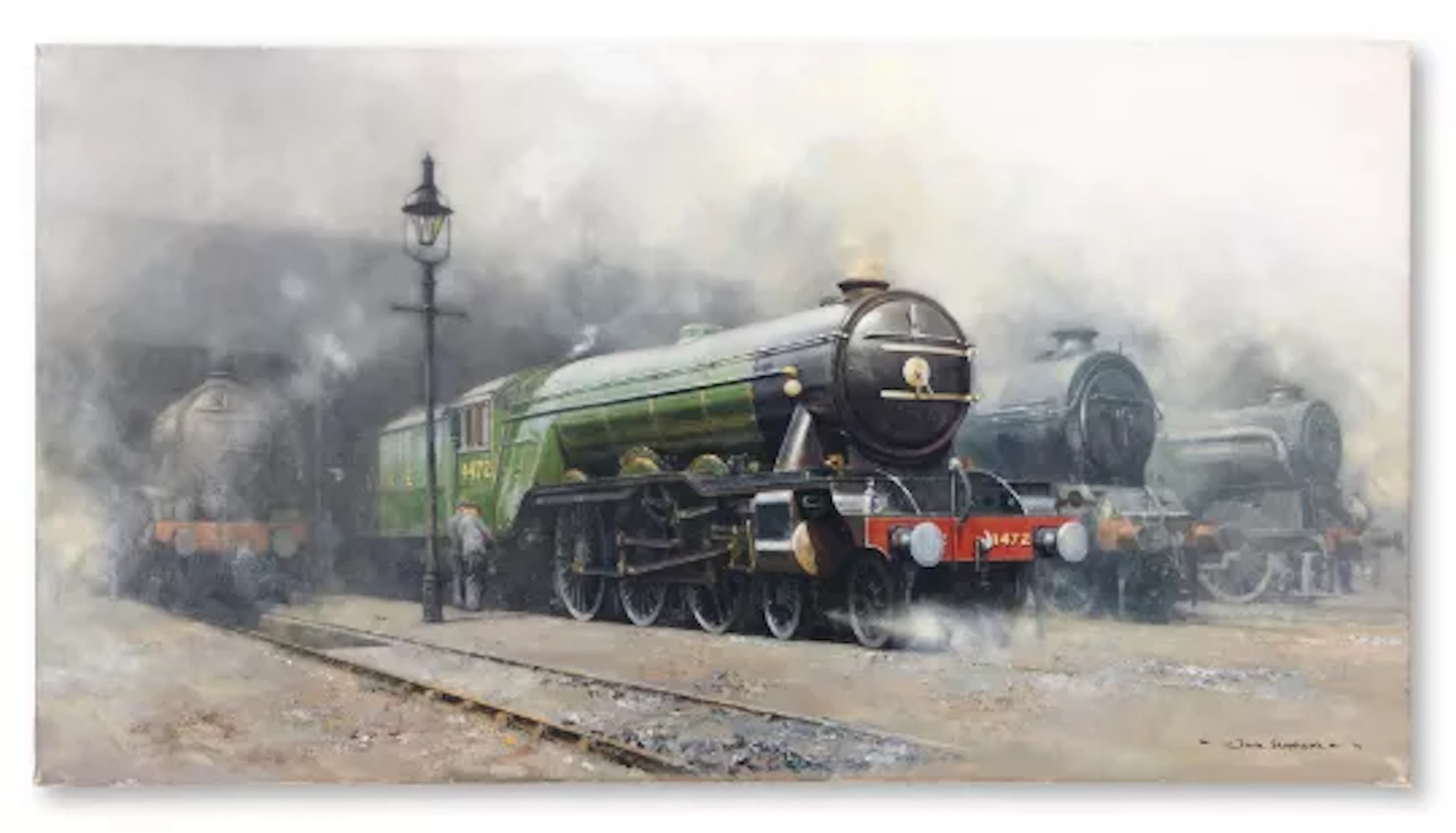 λ DAVID SHEPHERD (BRITISH 1931-2017), FLYING SCOTSMAN