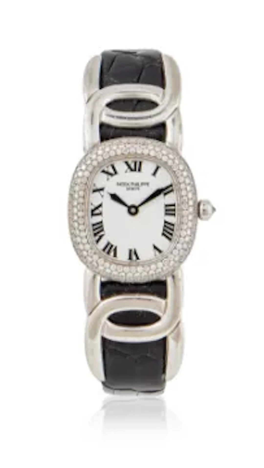 Y PATEK PHILIPPE, GOLDEN ELLIPSE, REF. 4831, A LADY'S 18 CARAT WHITE