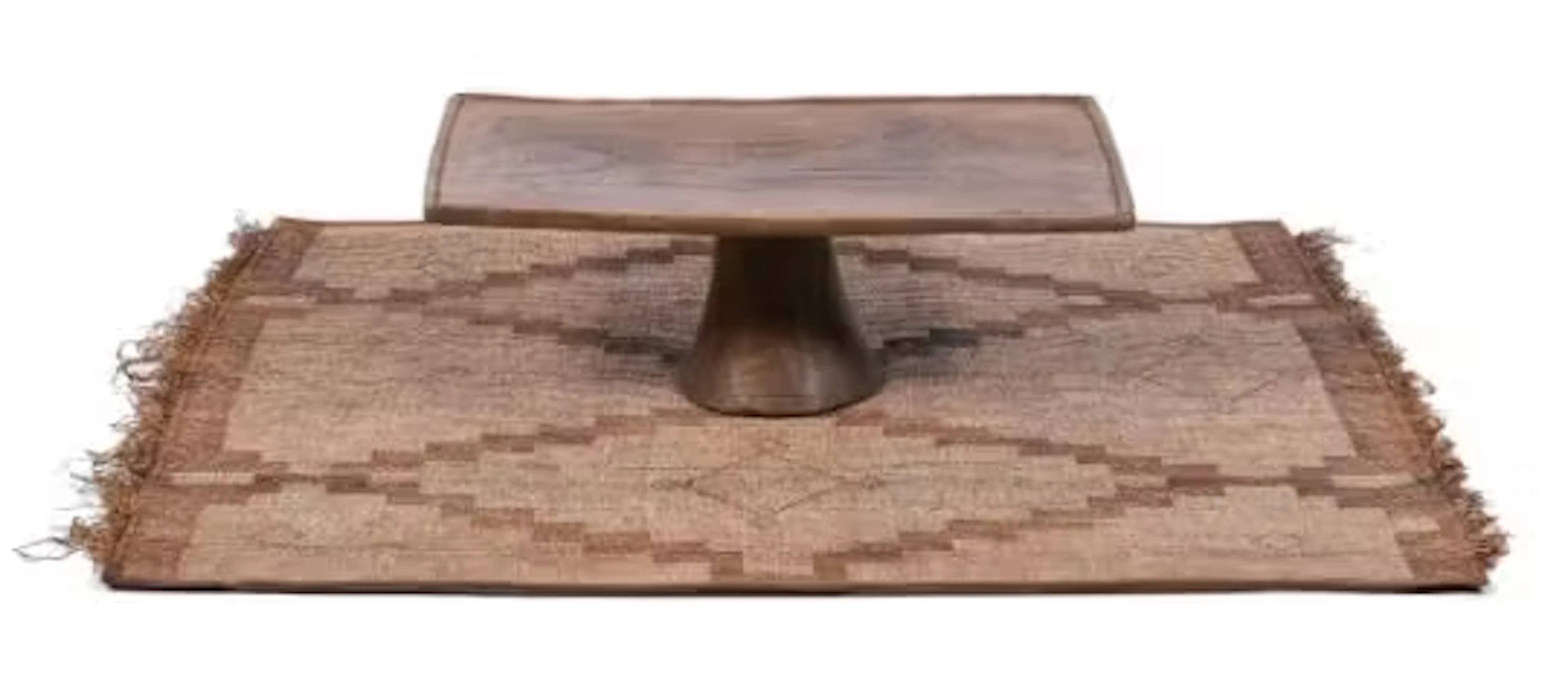 A SMALL TRIBAL (MAURITANIAN SAHARAN) STYLE RUG