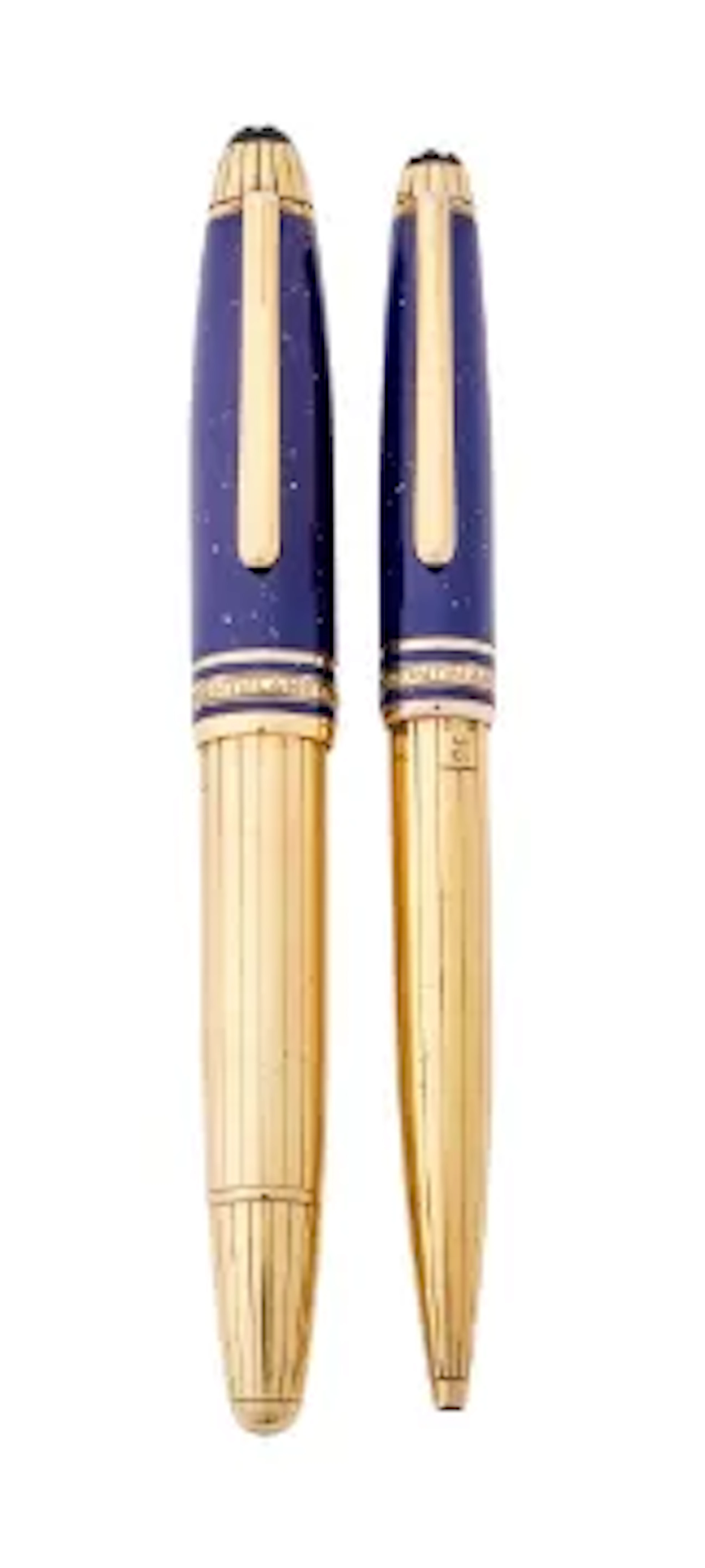 MONTBLANC, MEISTERSTÜCK, RAMSES II, A SILVER GILT FOUNTAIN PEN AND