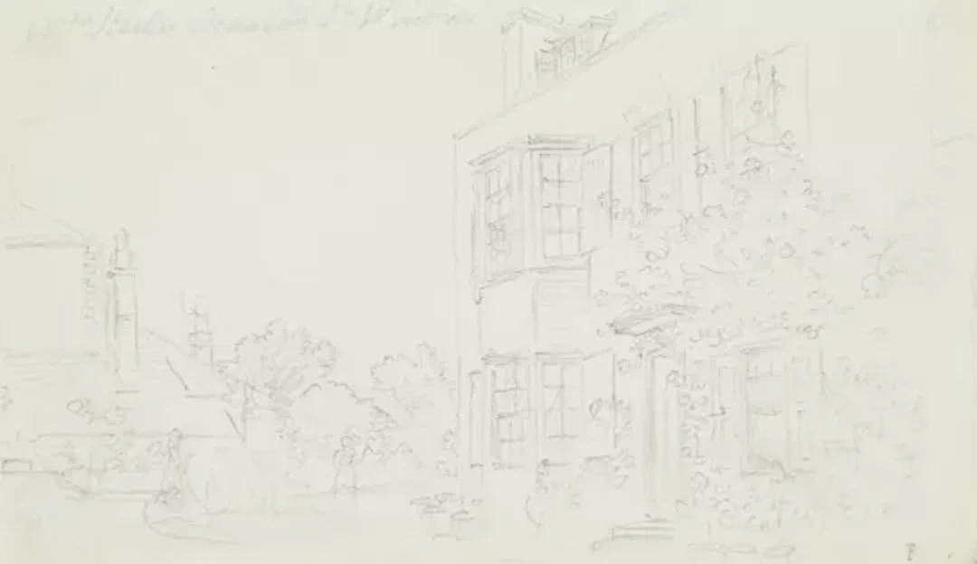 PAUL SANDBY, R.A. (BRITISH 1731-1809), MRS STEELE'S HOUSE, PEASCOD