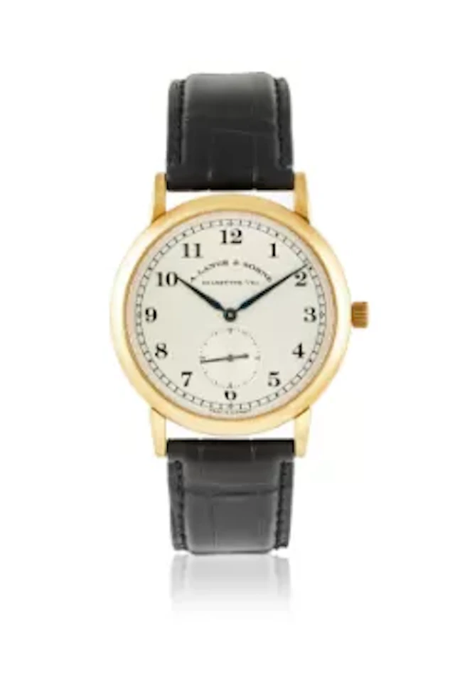 Y A. LANGE & SÖHNE, 1815, AN 18 CARAT GOLD WRISTWATCH