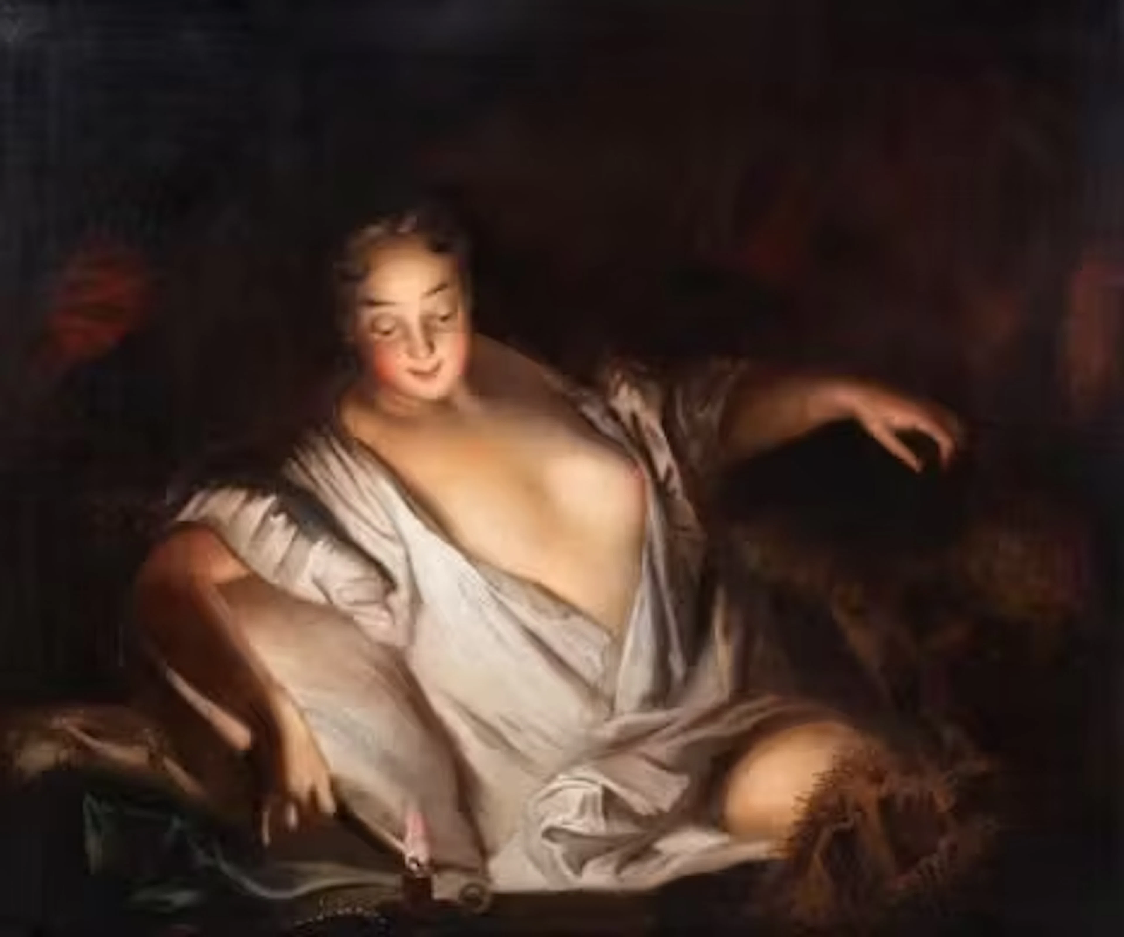 AFTER ANTOINE PESNE, NACHTSTÜCK