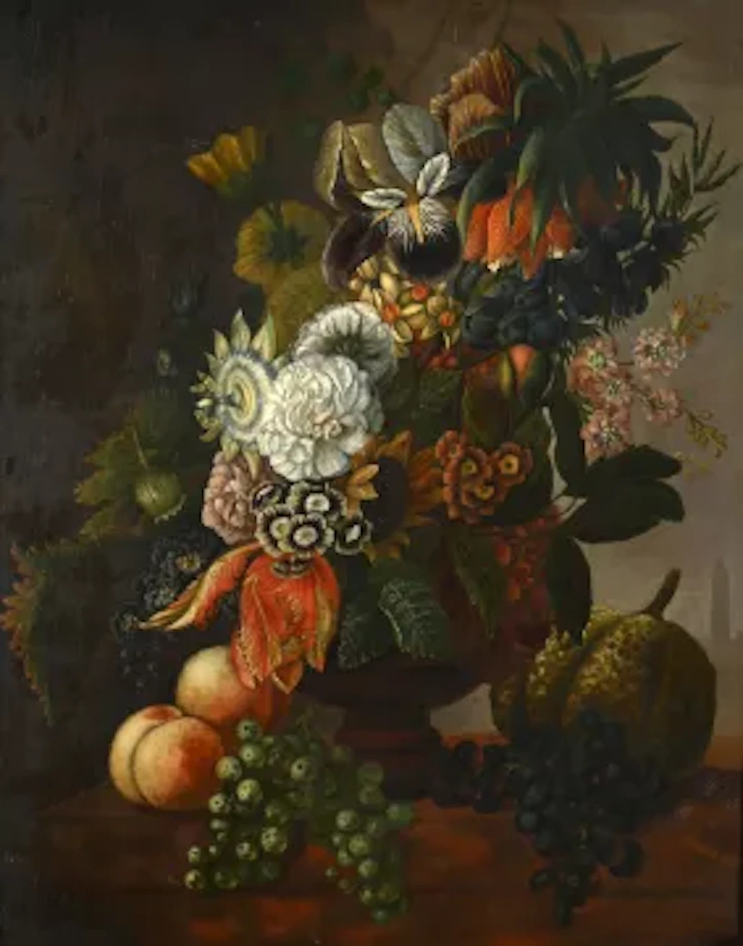 FLEMISH SCHOOL (LATE 18TH/EARLY 19TH CENTURY), STILL LIFE OF FLOWERS IN AN URN
