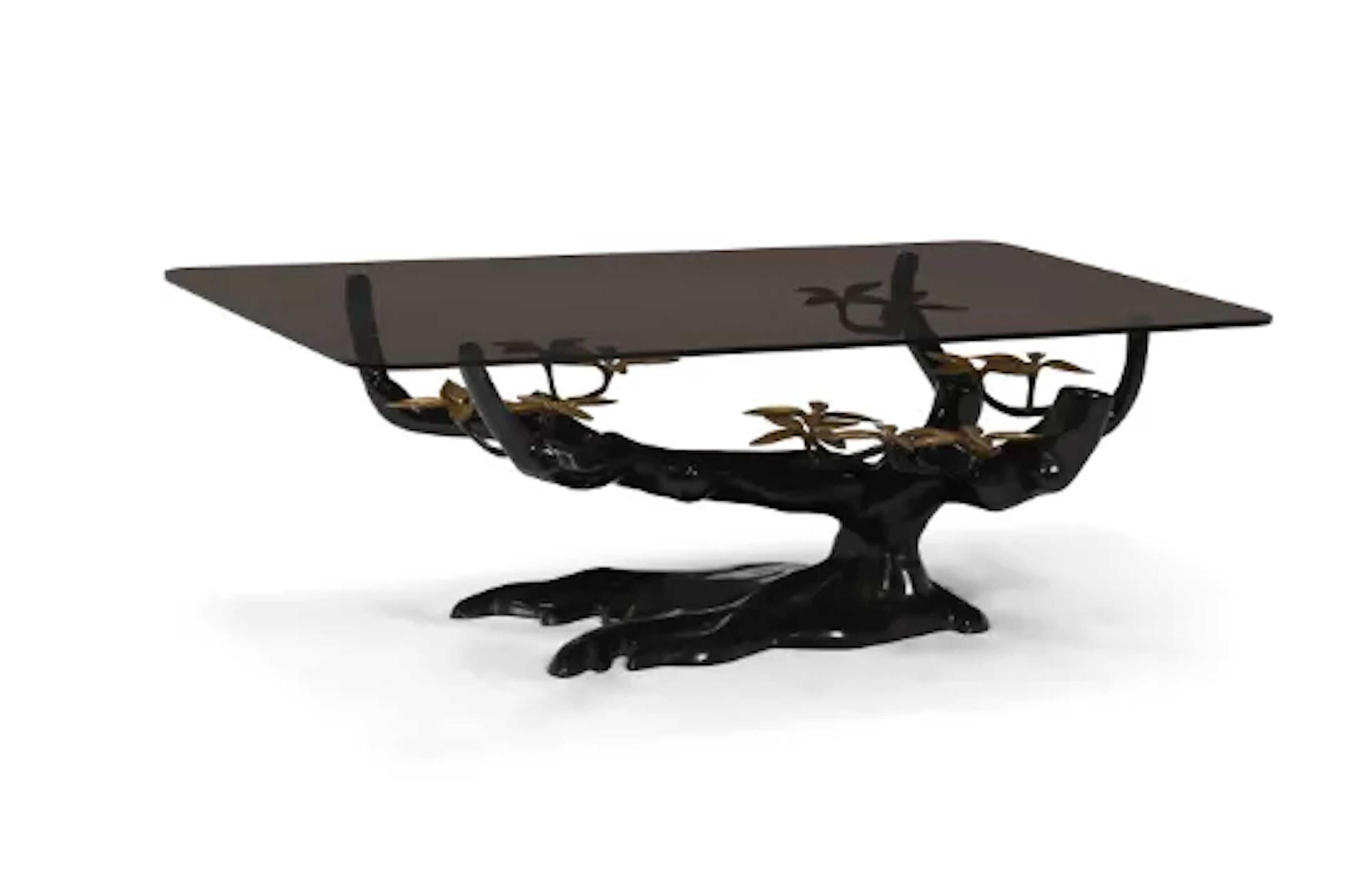 WILLY DARO (BELGIAN), ATTRIBUTED, A 'BONSAI TREE' COFFEE TABLE, SECOND