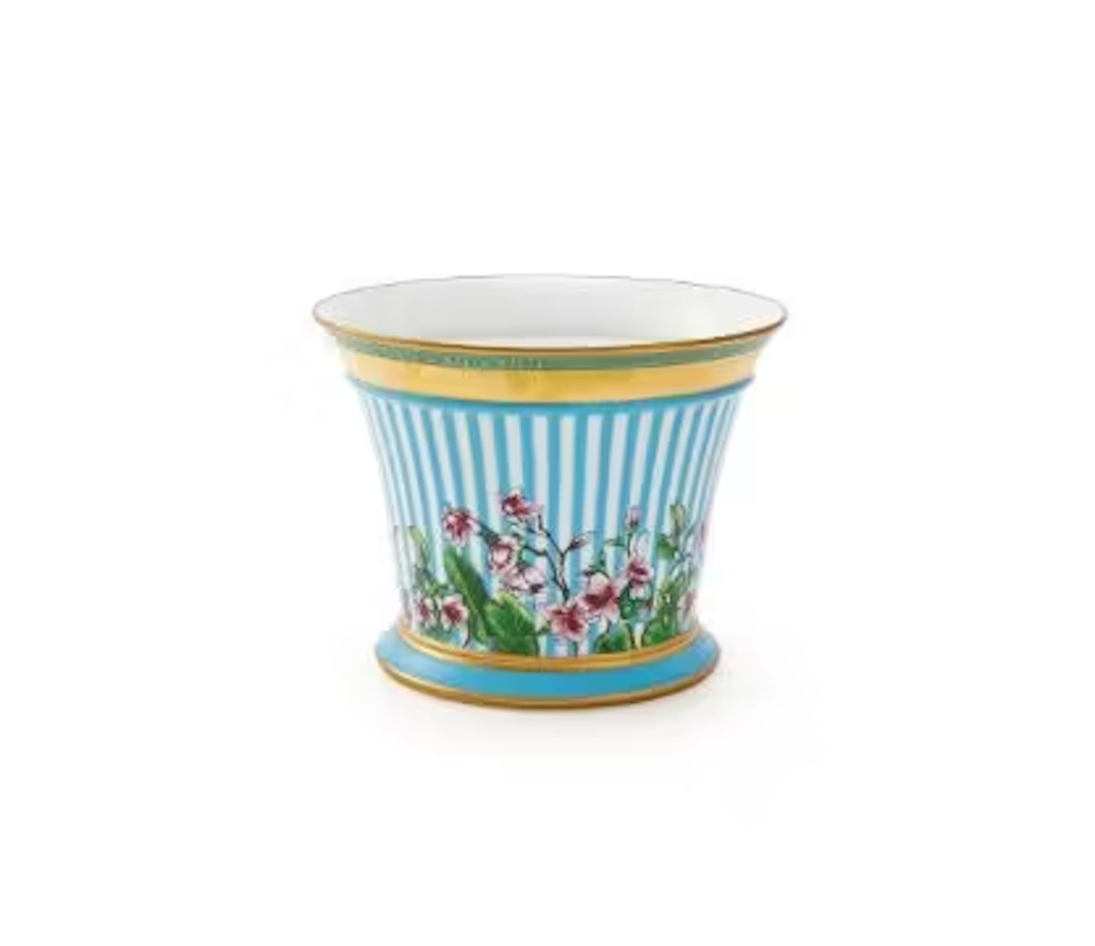 VERSACE FOR ROSENTHAL, WILD FLORA, A LARGE CHAMPAGNE/ICE BUCKET