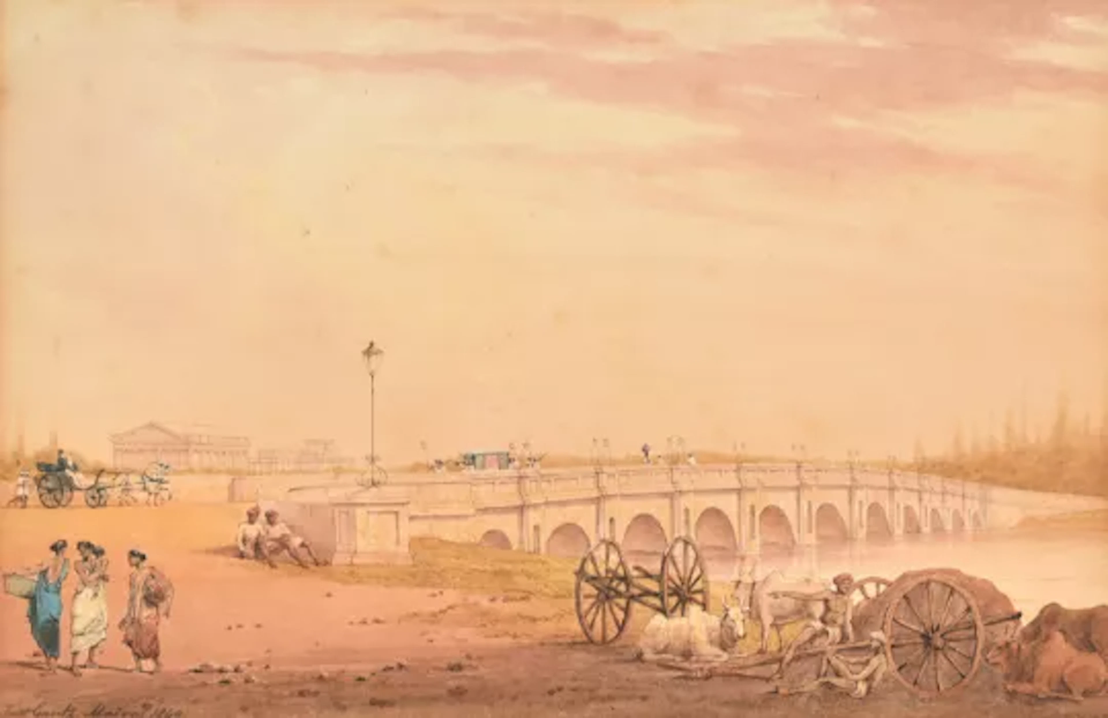JUSTINIAN WALTER GANTZ (BRITISH 1802-1862), VIEW OF MADRAS
