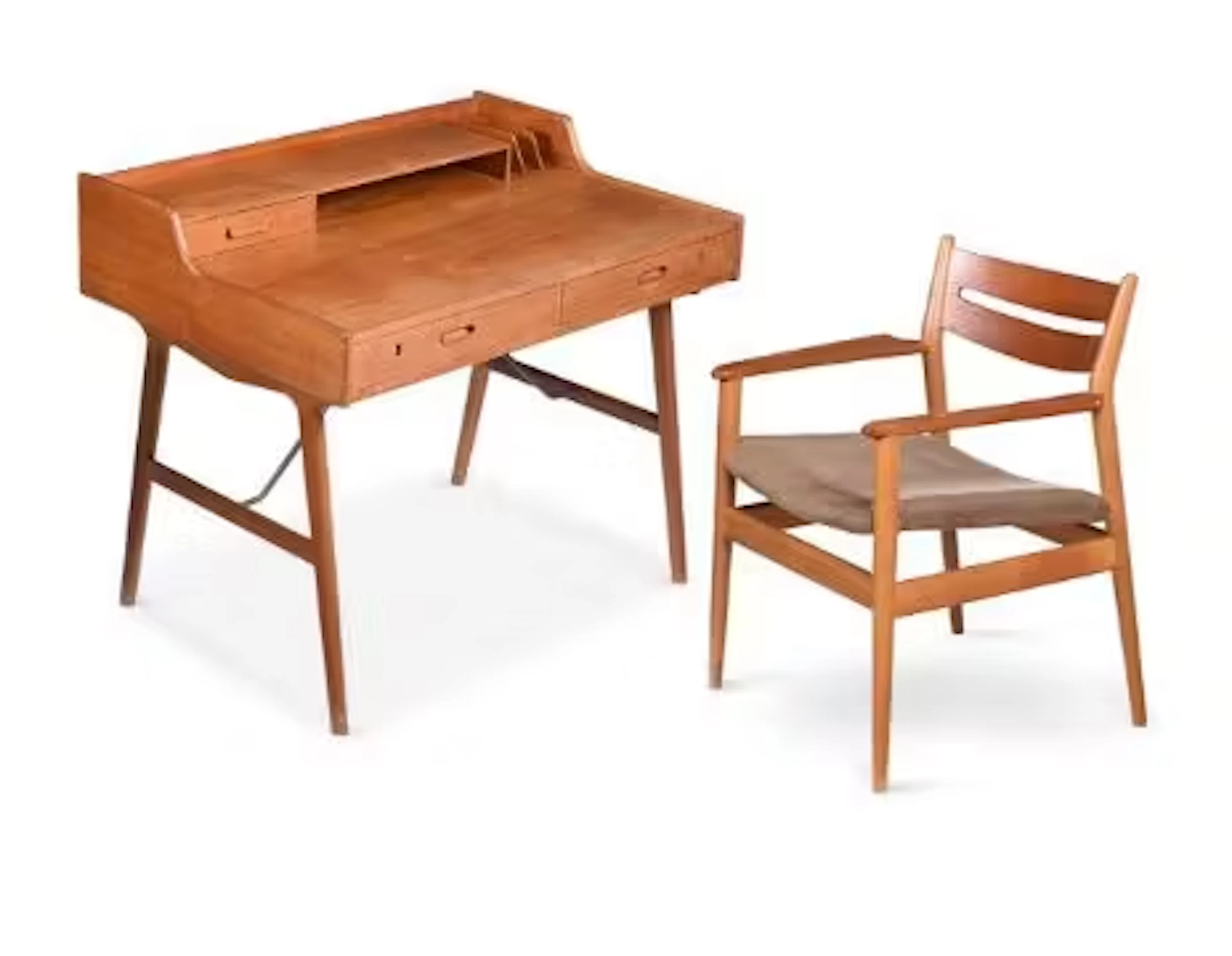 ARNE WAHL IVERSON (DANISH, 1927-1986), A DESK, 'MODEL 56', MADE BY