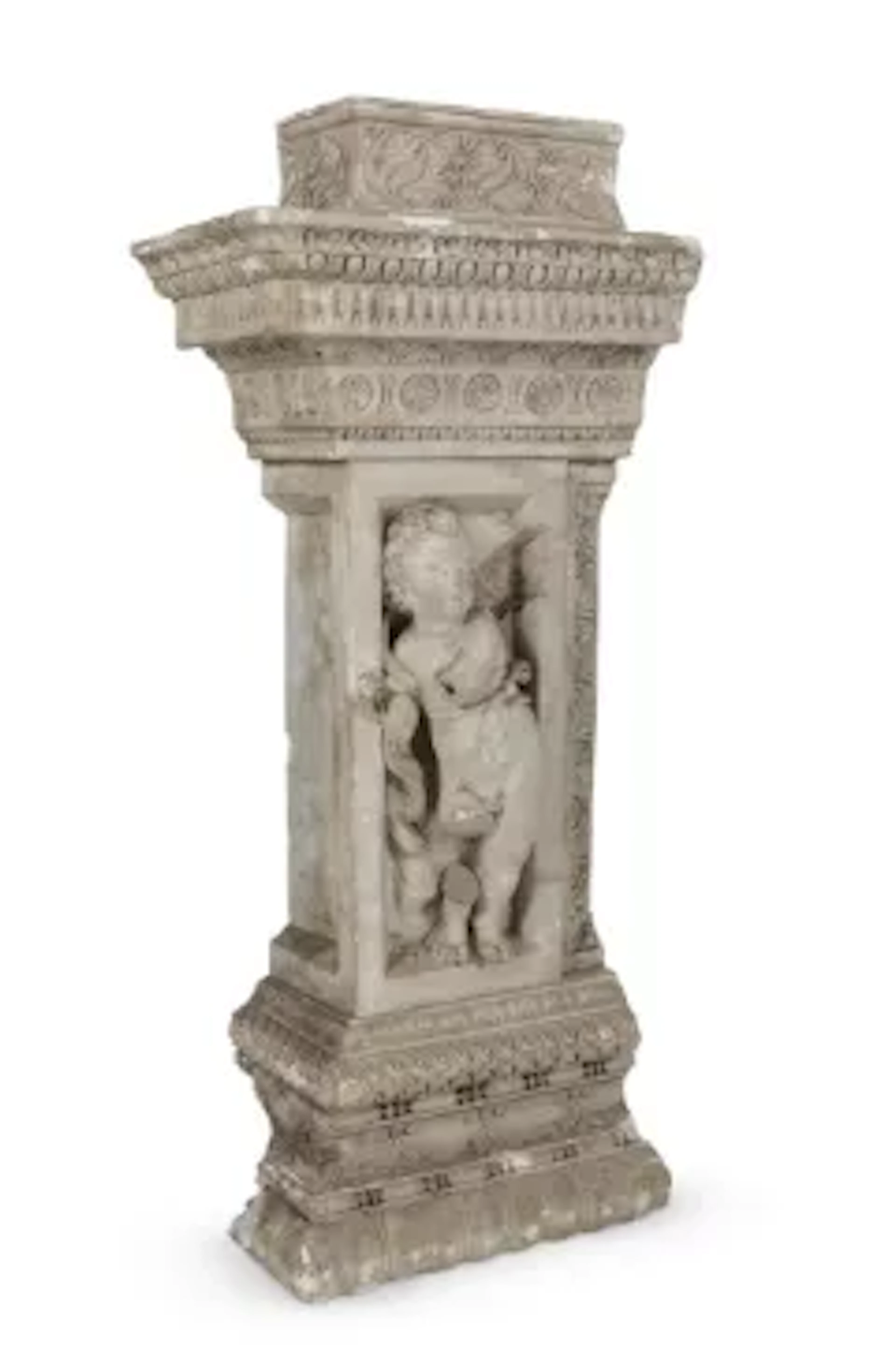 A PLASTER ARCHITECTURAL FRAGMENT, 19TH CENTURY