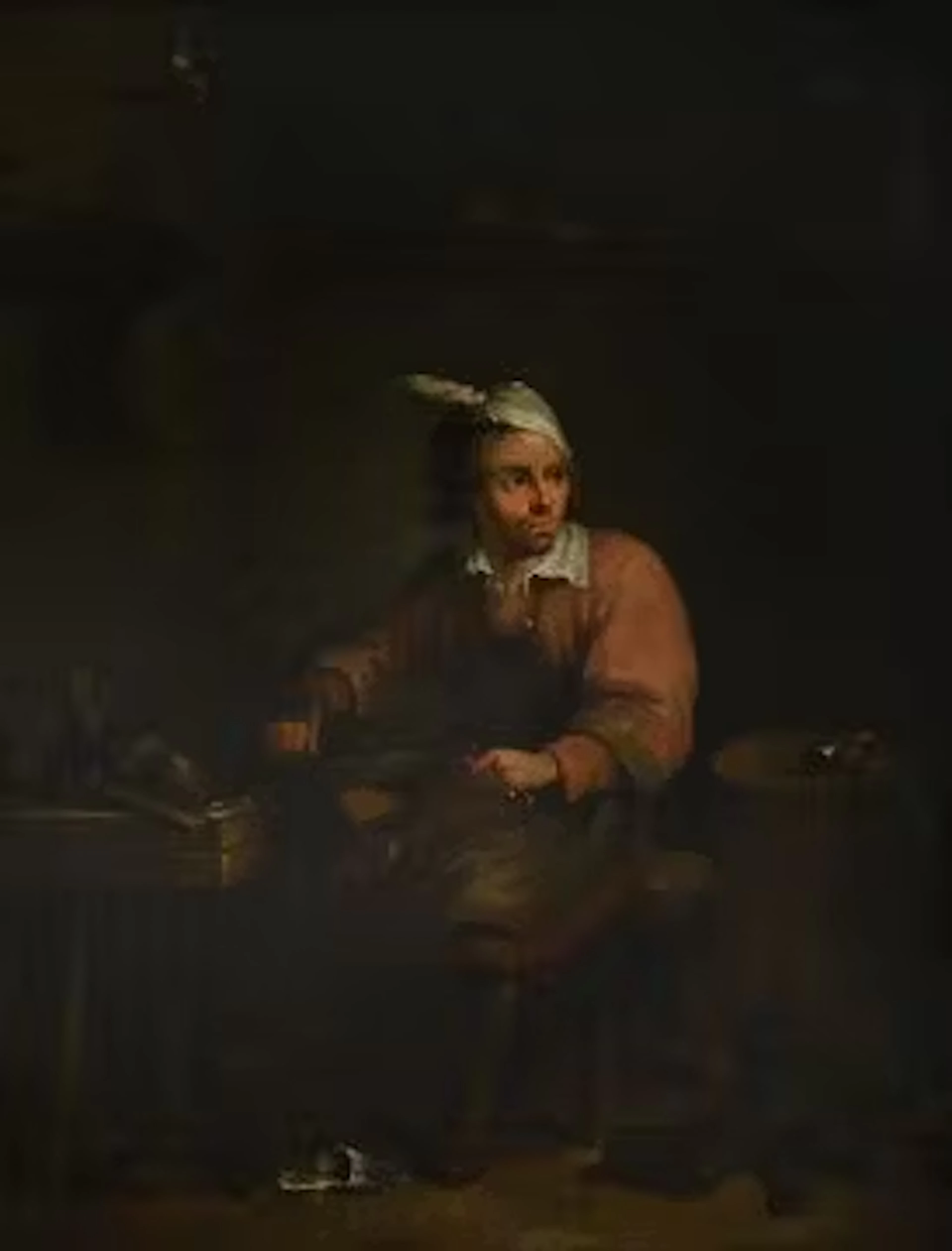 AFTER DAVID TENIERS THE YOUNGER, A COBBLER IN HIS WORKSHOP