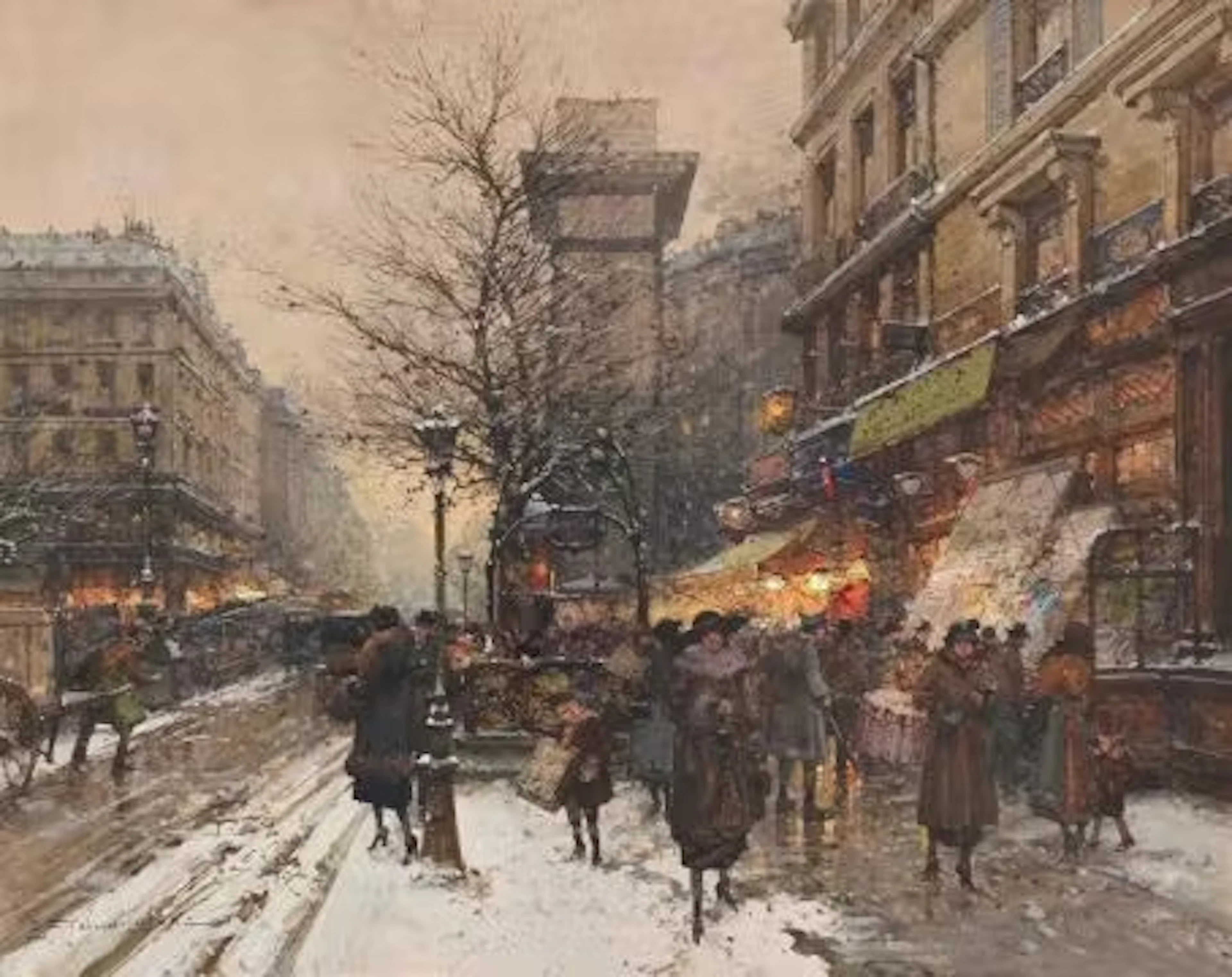 EUGÈNE GALIEN-LALOUE (FRENCH 1854 - 1941), PLACE DE LA REPUBLIC