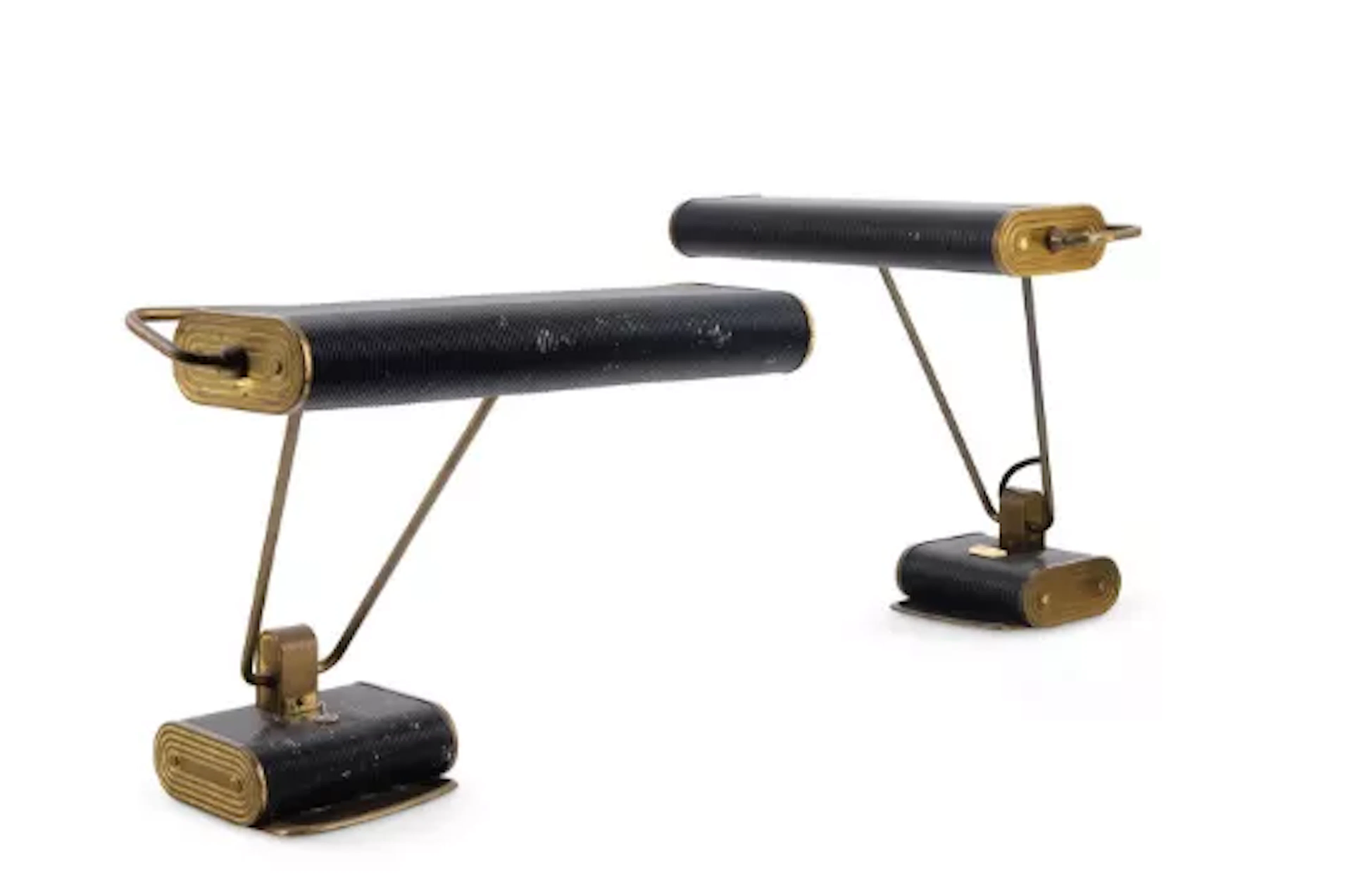 A PAIR OF 'NO. 71' DESK LAMPS BY EILEEN GREY (IRISH, 1878-1976), DESIGNED 1930s