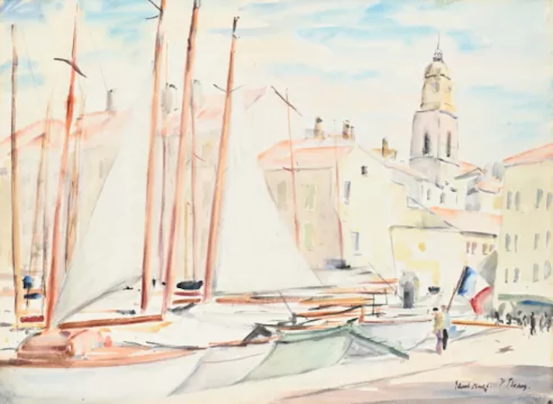 λ PAUL MAZE (FRENCH/BRITISH 1887-1979), THE OLD PORT, SAINT-TROPEZ