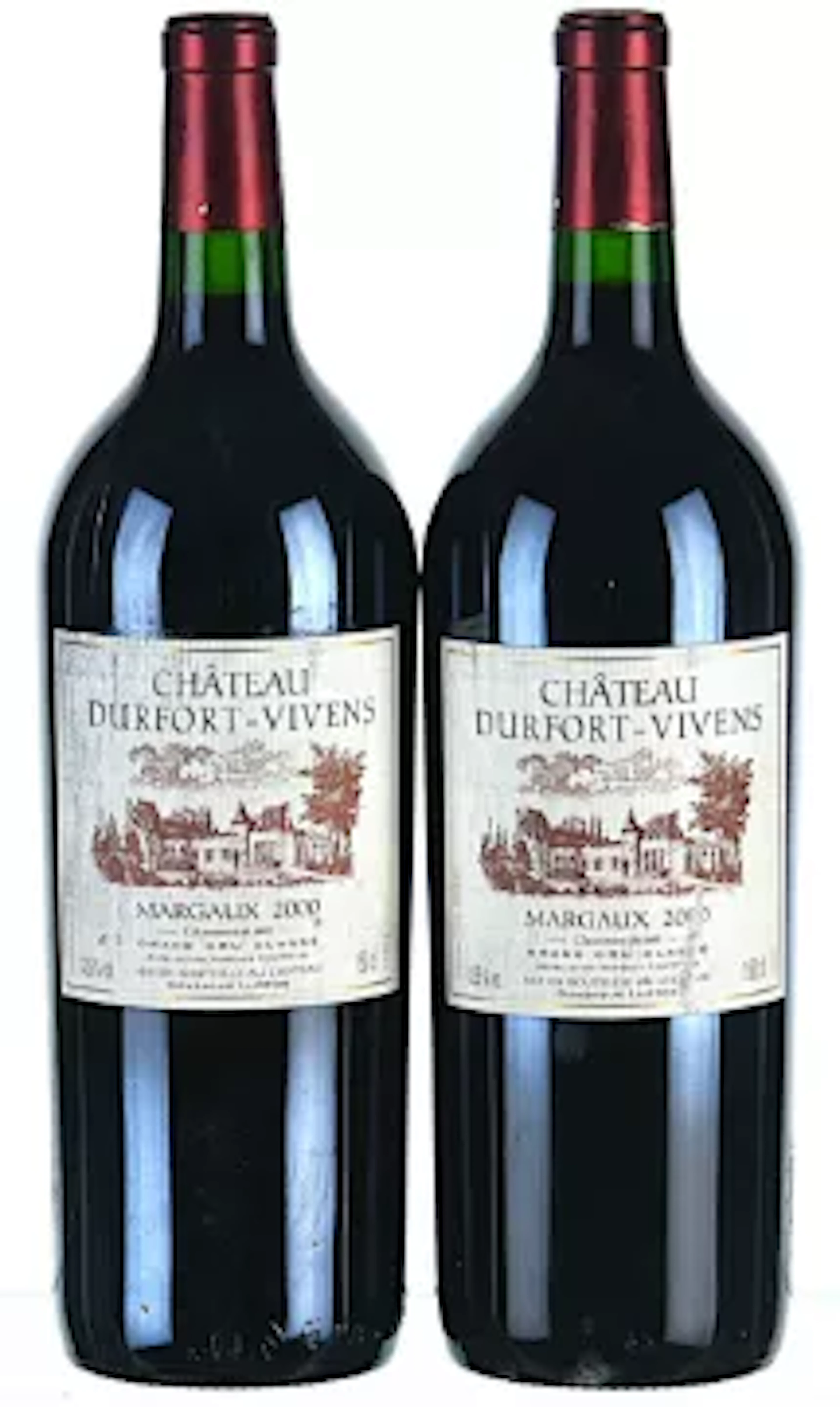 2000 Chateau Durfort-Vivens 2eme Cru Classe, Margaux (Magnums)