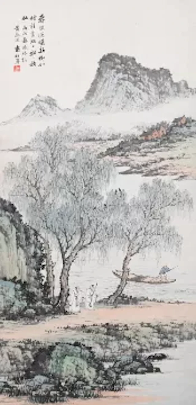 A GROUP OF FOUR VARIOUS PAINTINGS IN THE STYLE OF WANG XUETAO (1903-1982)