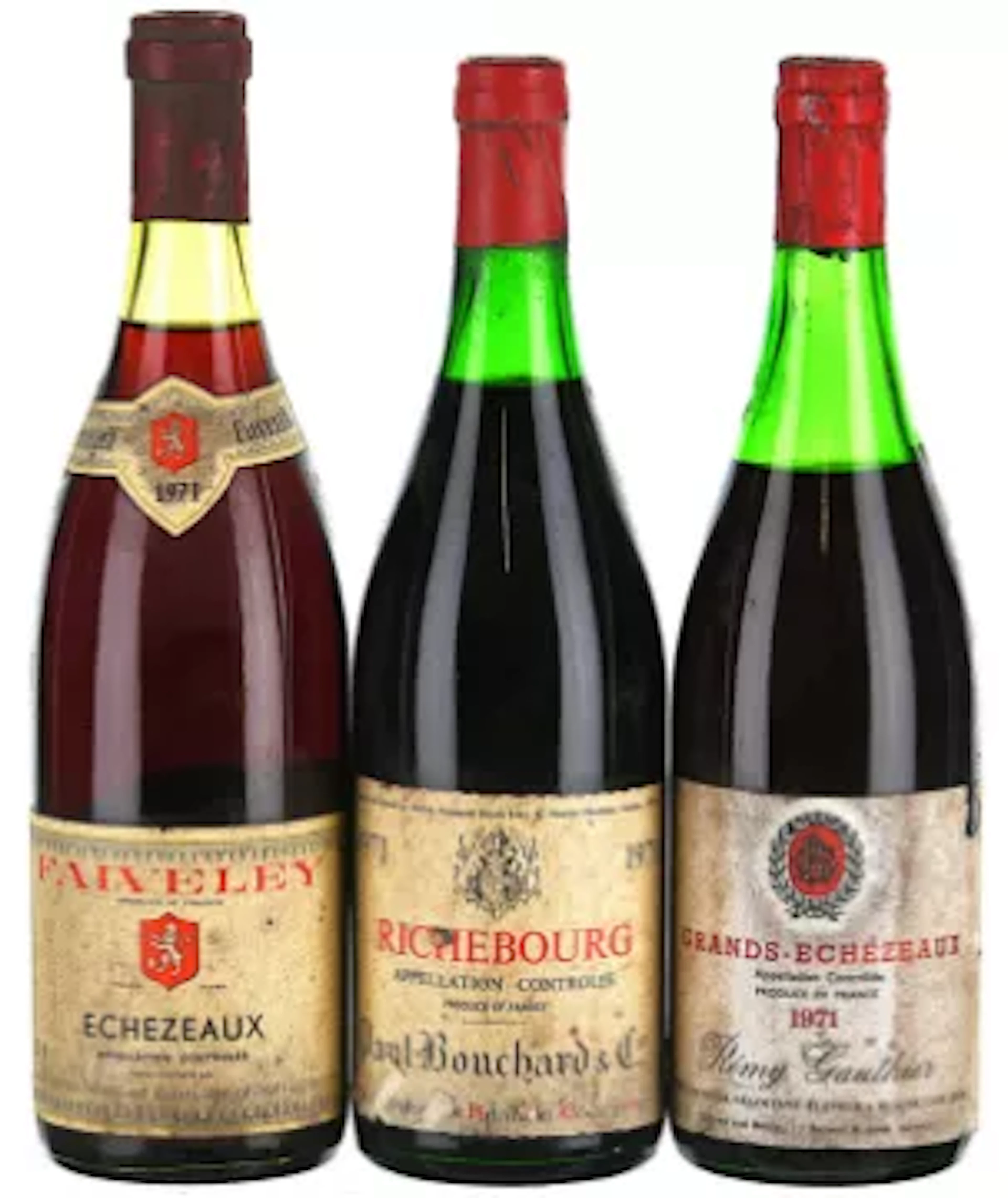 1971 Trio of Red Burgundy Grand Cru