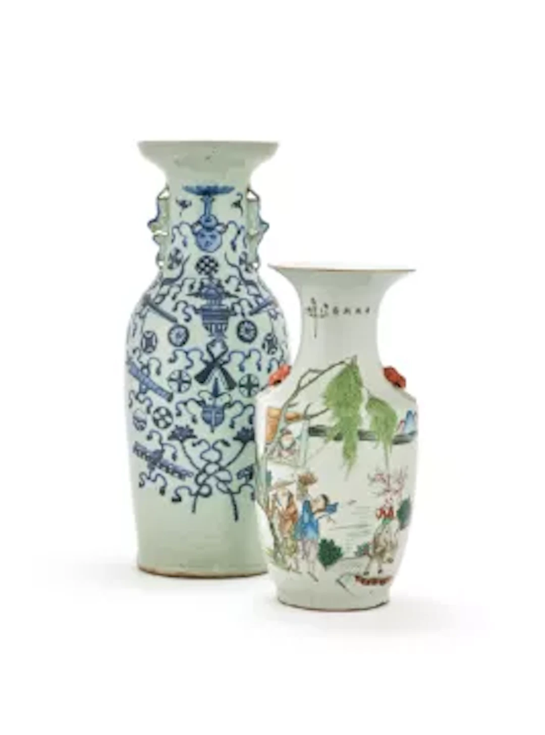 A Chinese famille rose vase, Republican period