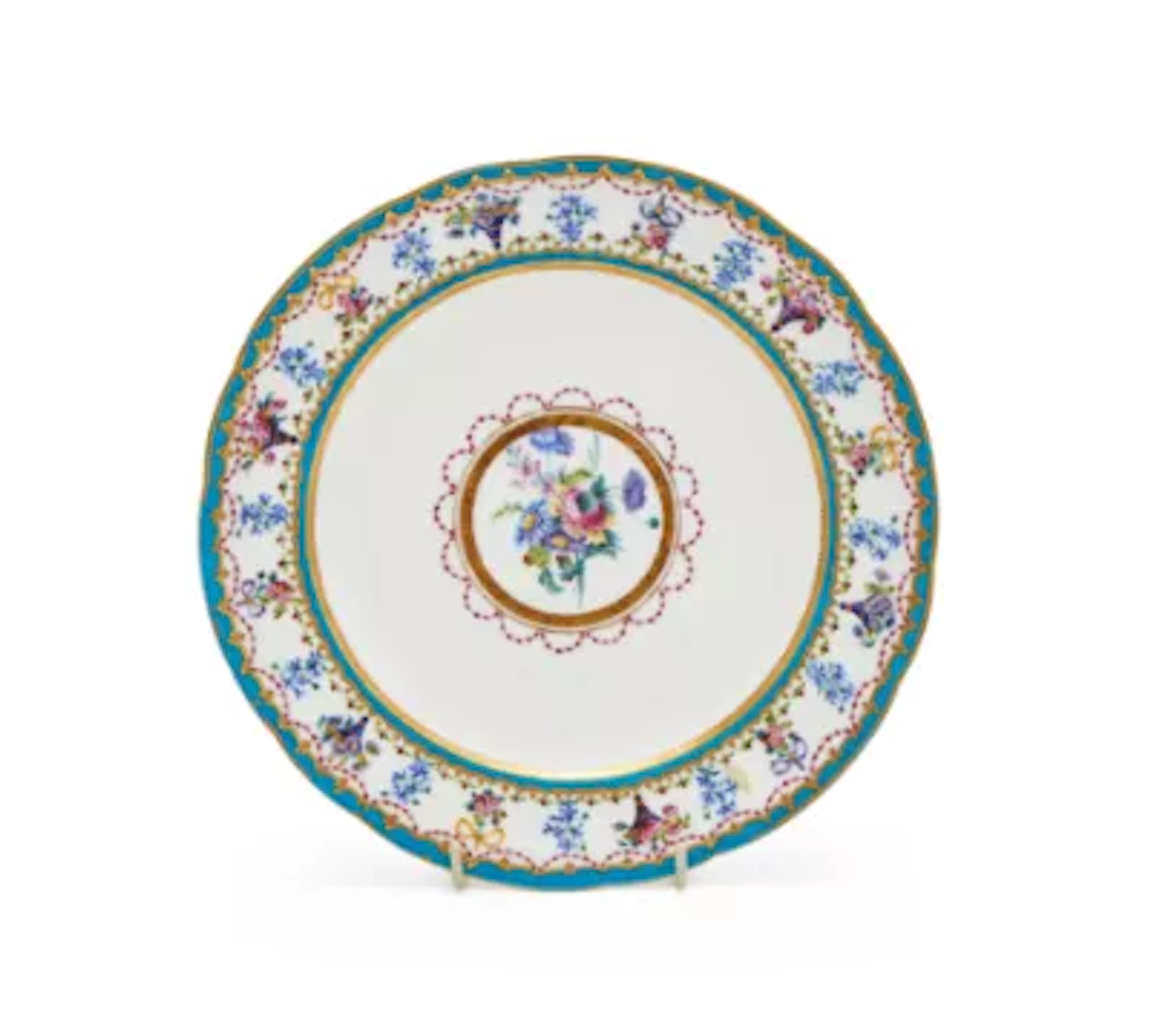 A SÈVRES PLATE, CIRCA 1789