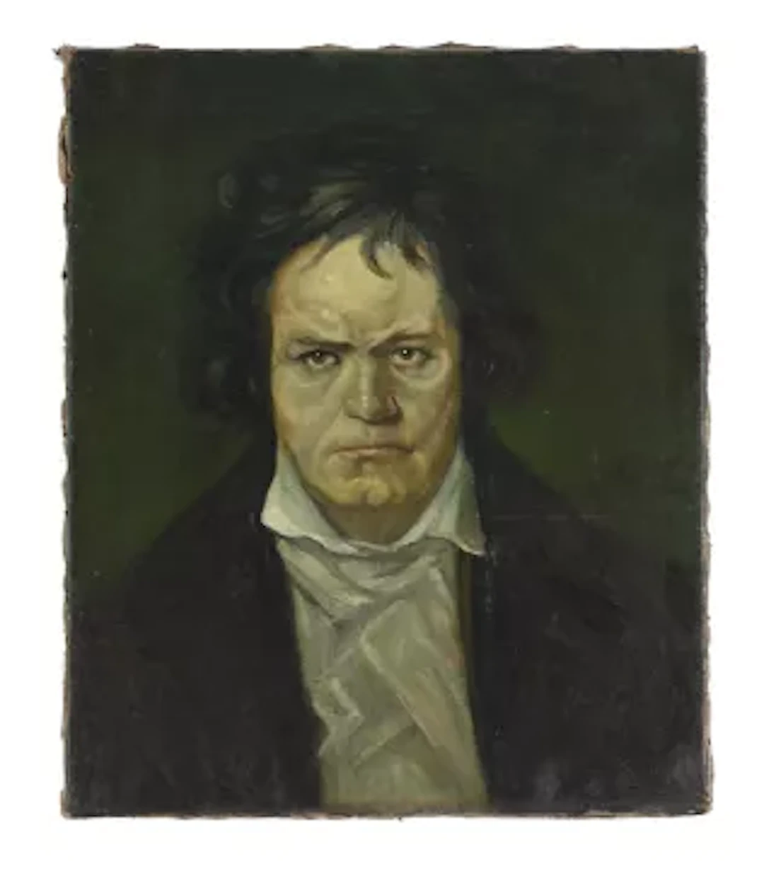 CONTINENTAL SCHOOL (20TH CENTURY), PORTRAIT OF LUDVIG VAN BEETHOVEN