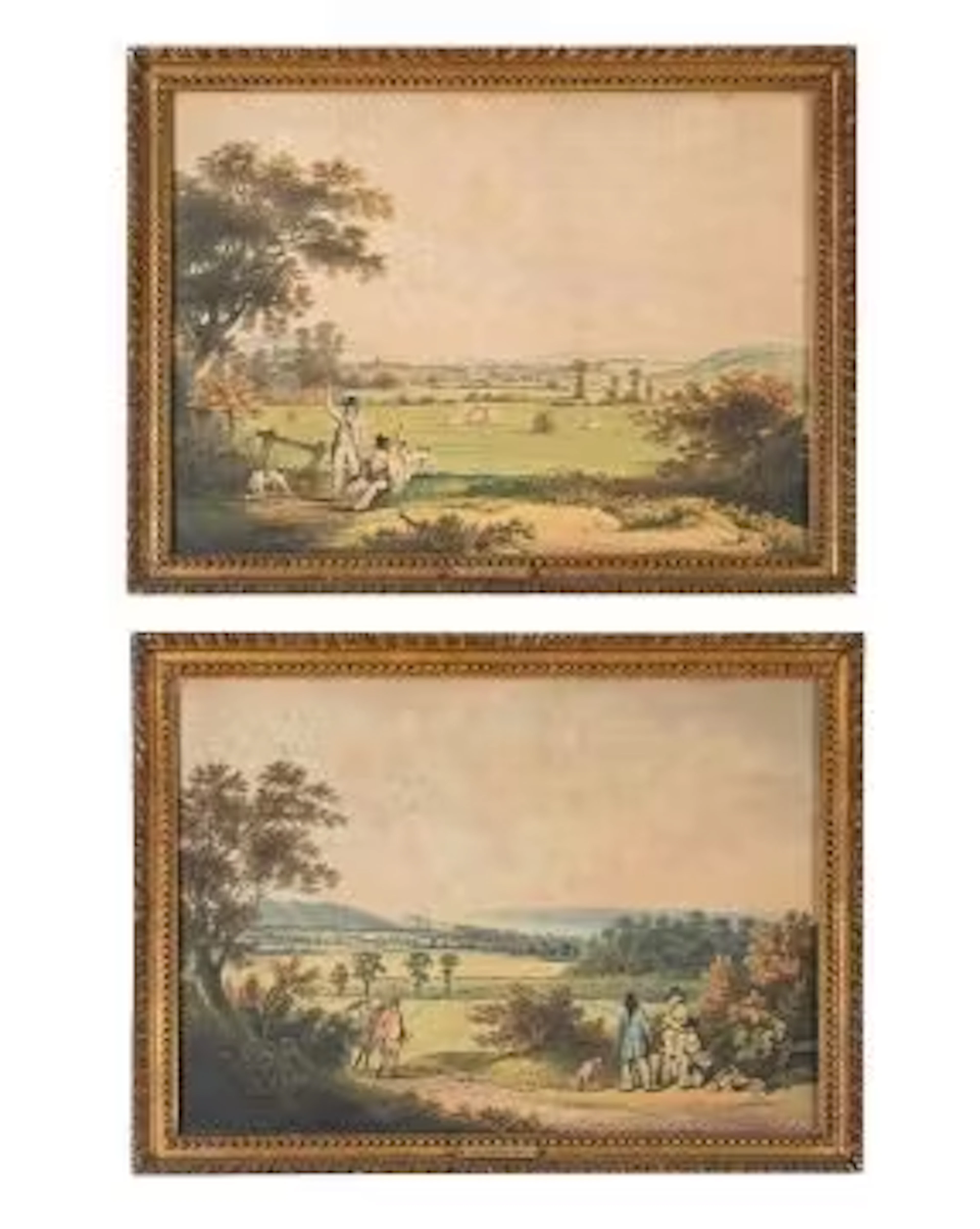 SAMUEL ALKEN (BRITISH 1756-1815), A GROUP OF SPORTSMEN WITH THEIR GUNS