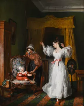 CHARLES ROBERT LESLIE (BRITISH 1794-1859), THE MOTHER'S HOPE