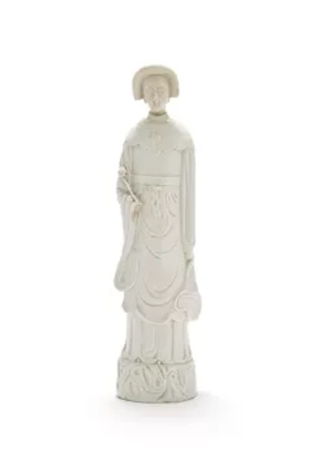 A Chinese dehua porcelain figure of a standing guanyin, 18th century