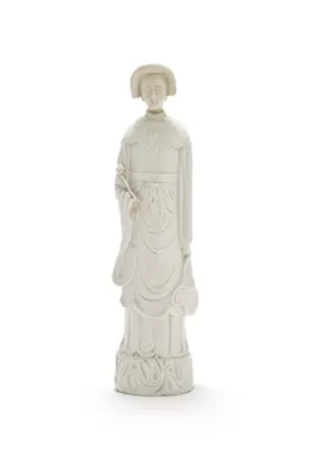 A Chinese dehua porcelain figure of a standing guanyin, 18th century