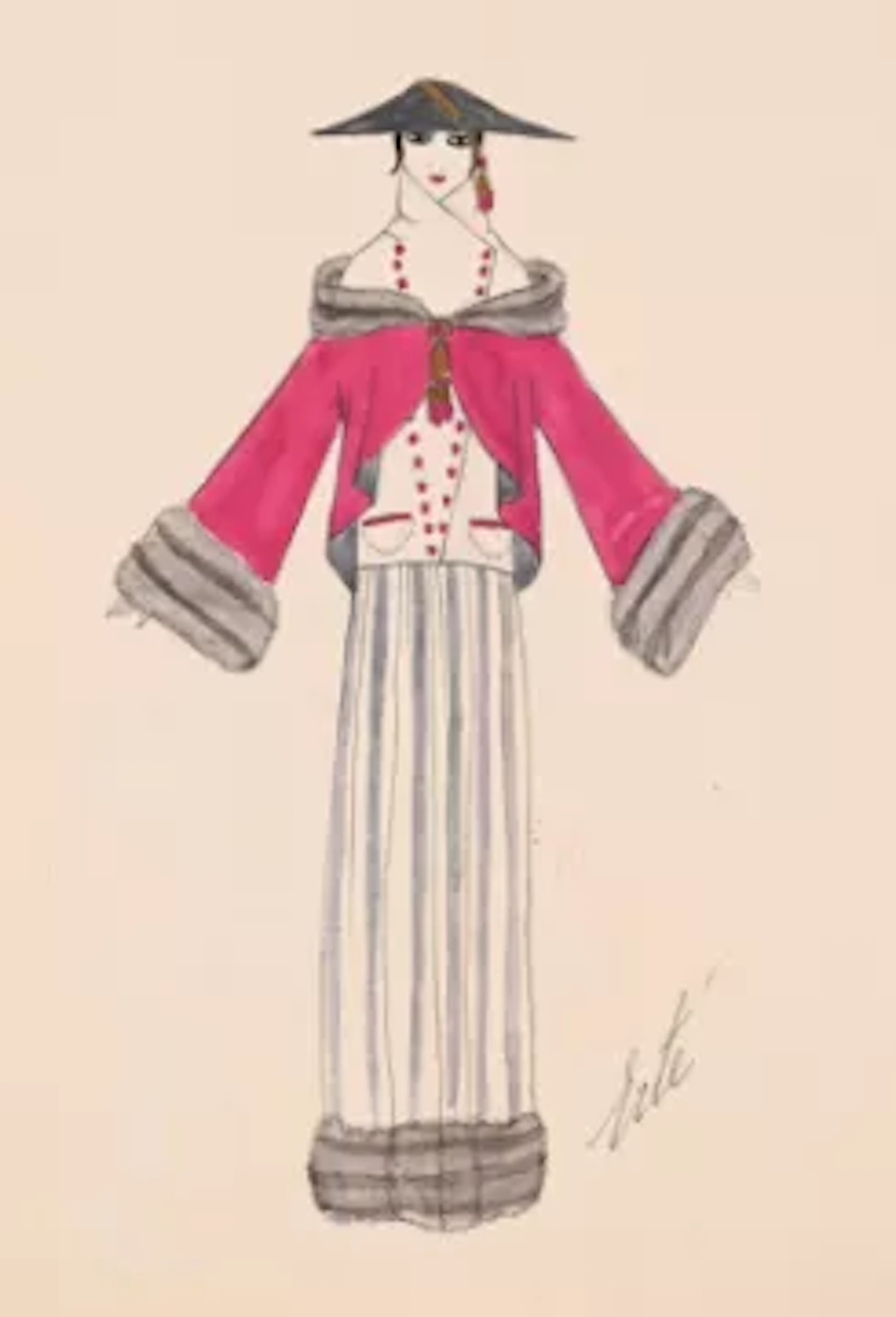 λ ERTÉ (FRENCH, 1892-1990) FASHION DESIGN, 1911