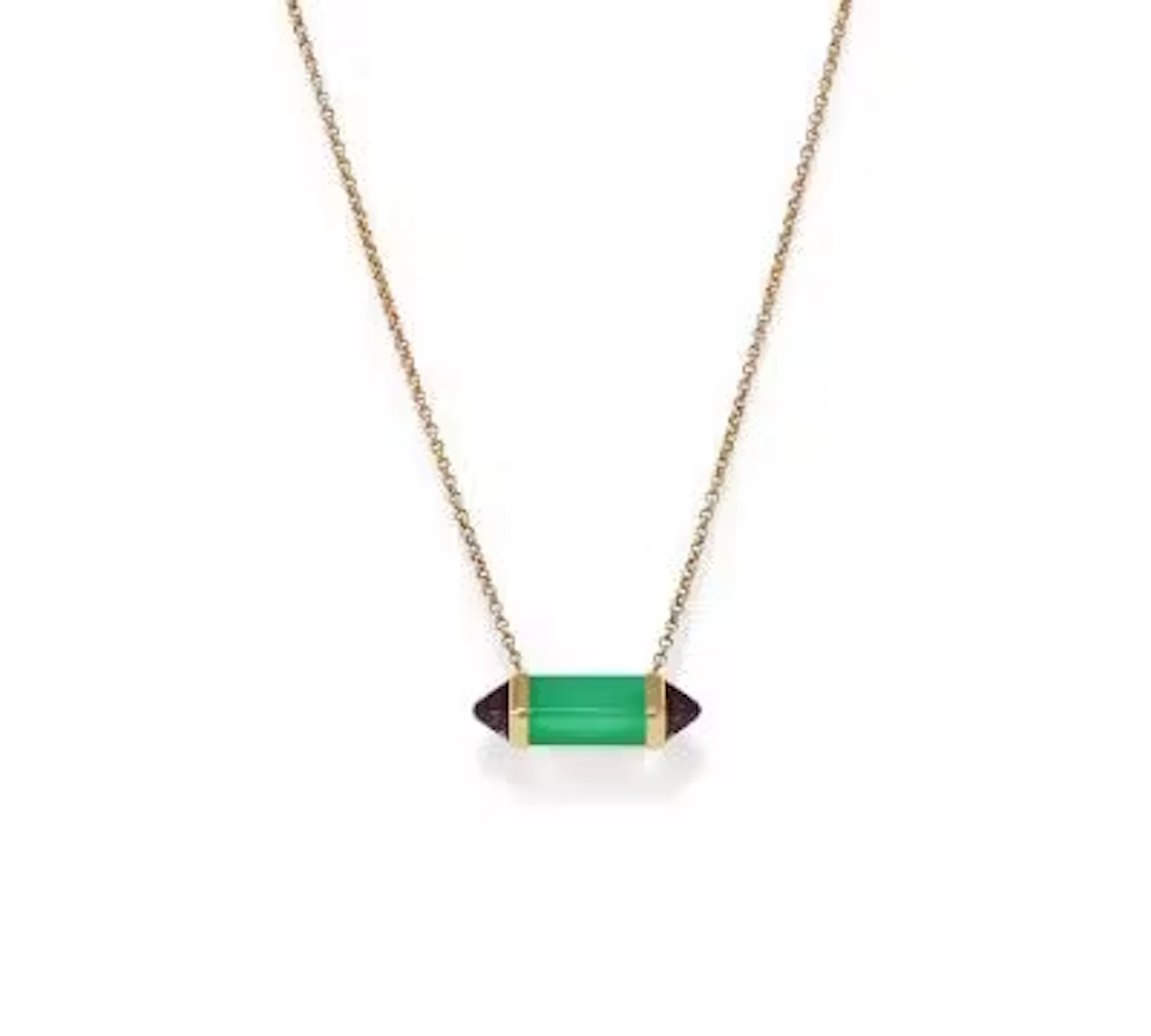 CARTIER, AN AMETHYST AND CHRYSOPRASE 'LES BERLINGOTS DE CARTIER' PENDANT