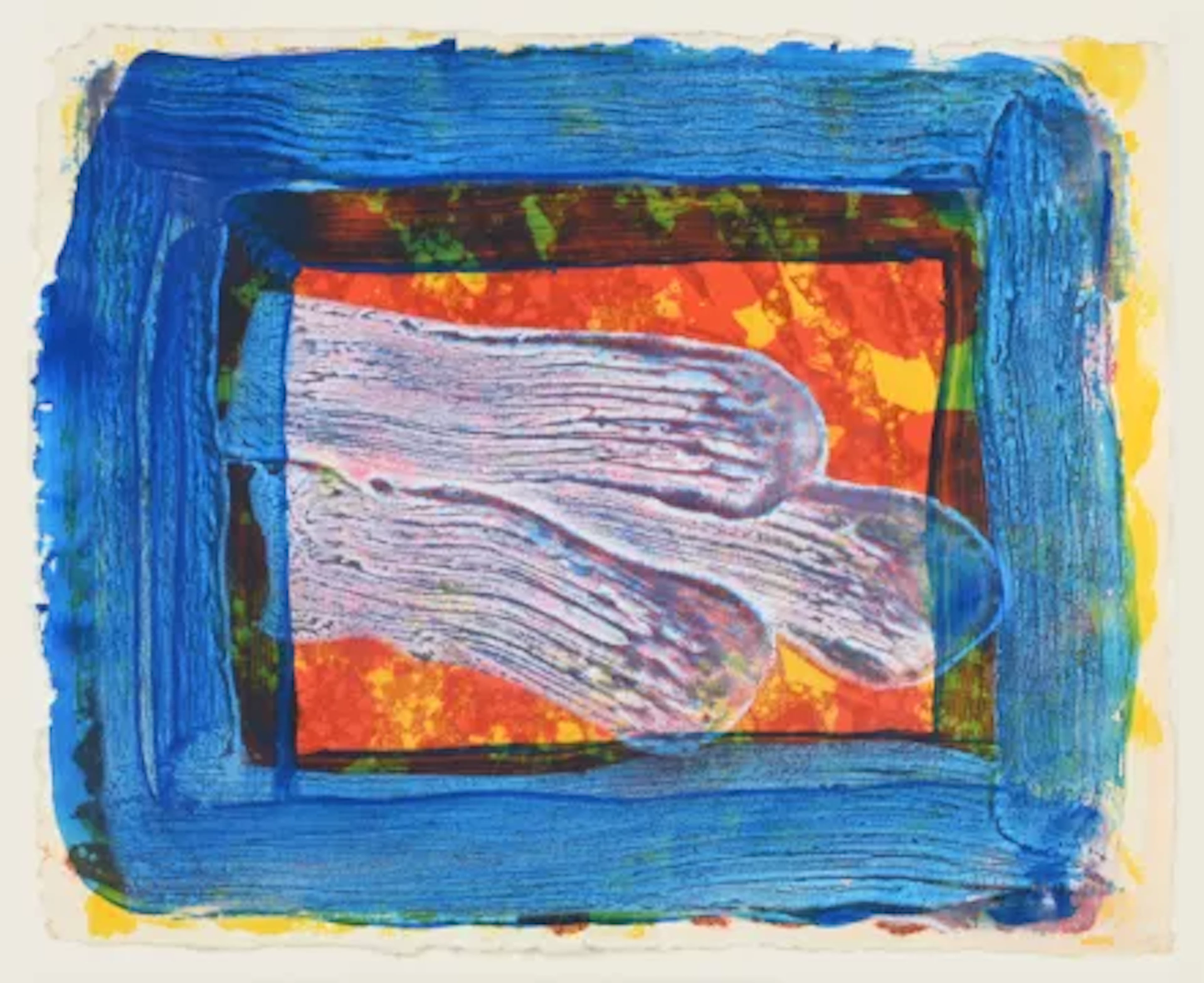 λ SIR HOWARD HODGKIN (BRITISH 1932-2017), TWO'S COMPANY (A) (HEENK 118)