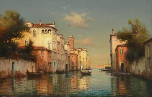 ANTOINE BOUVARD (FRENCH 1870–1956), A VENETIAN CANAL