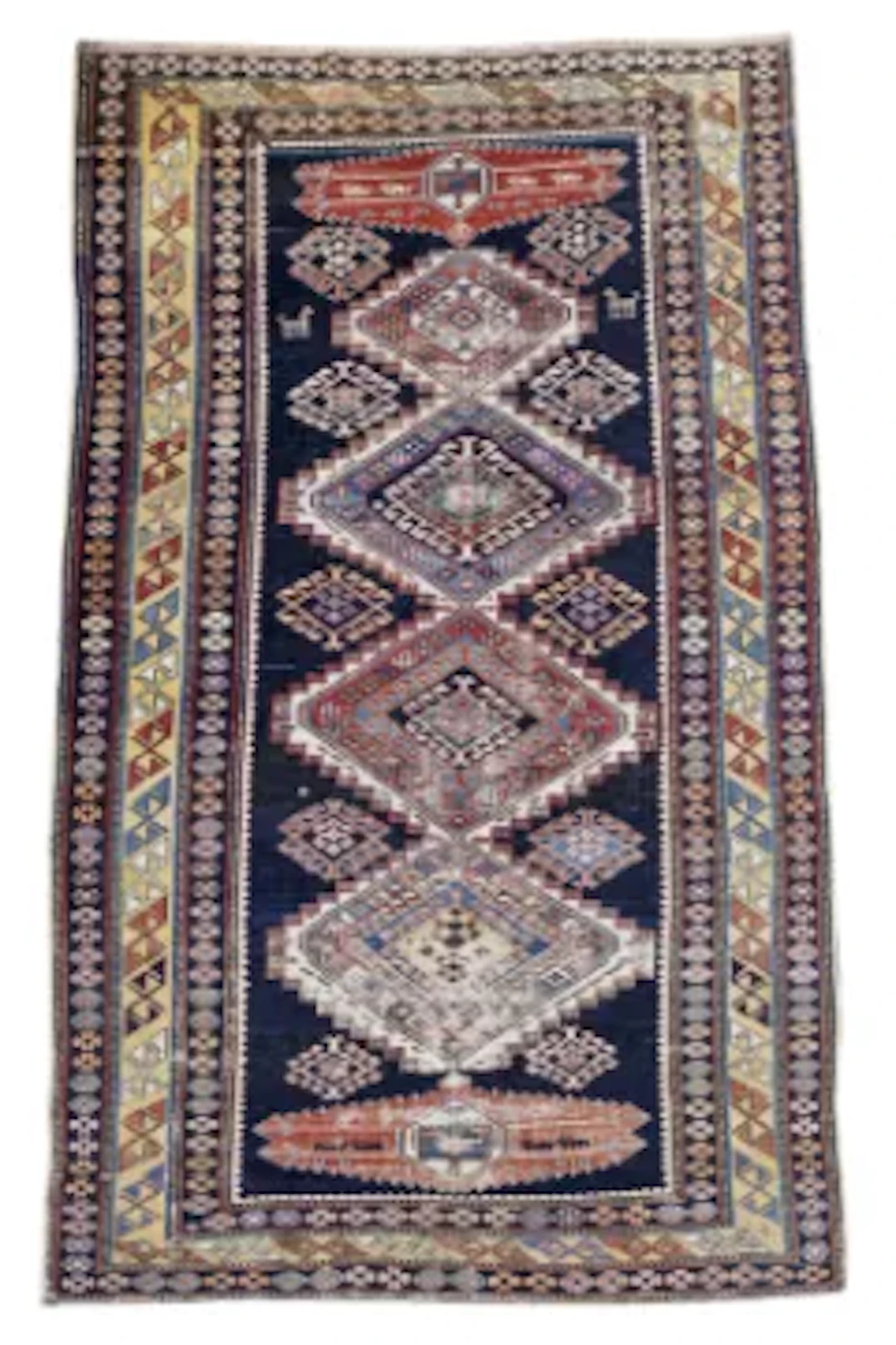 A KARAGASHLI SHIRVAN RUG, EAST CAUCASUS, CIRCA 1880