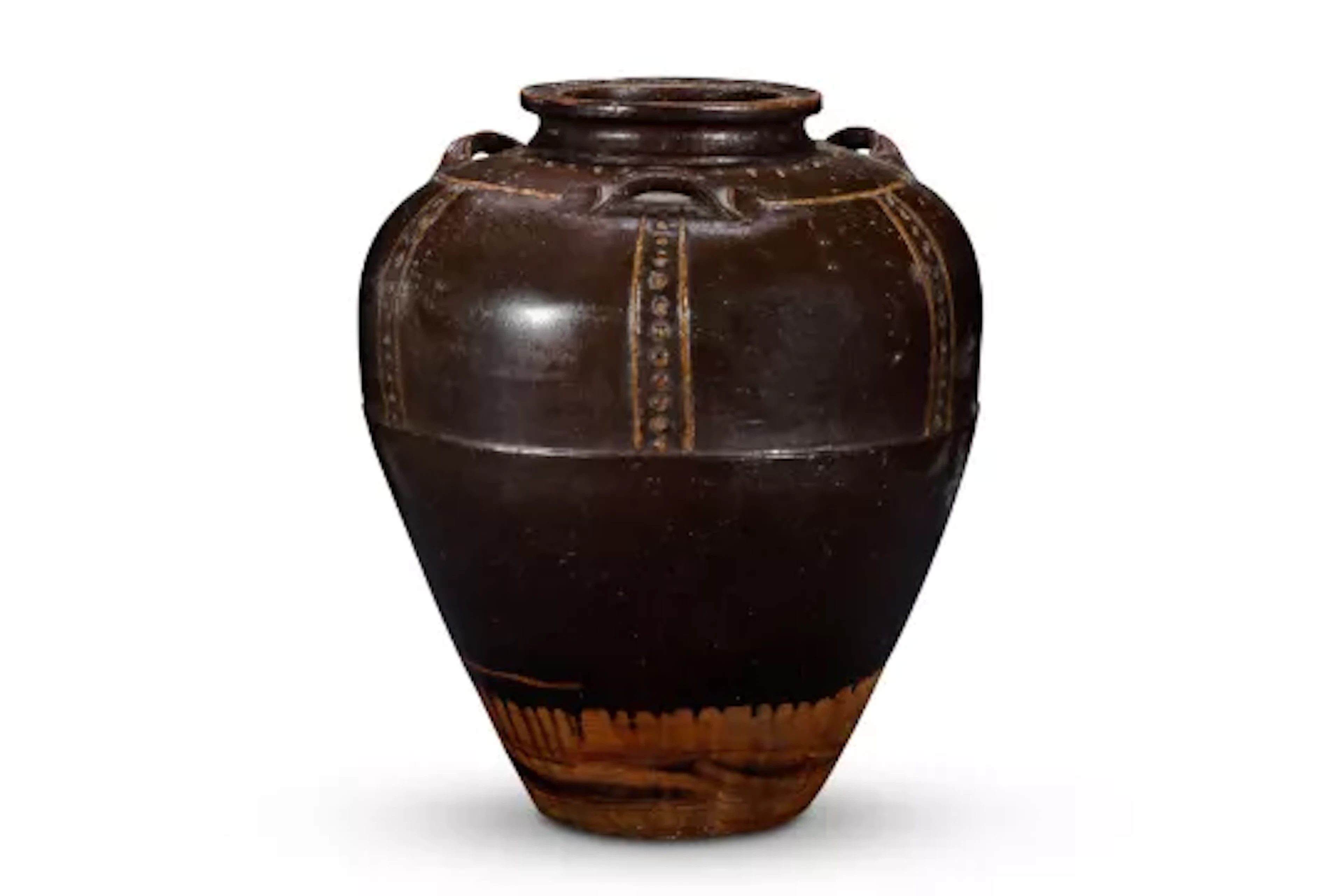 A LARGE MARTABAN VASE, THAI, LATE 19TH/EARLY 20TH CENTURY