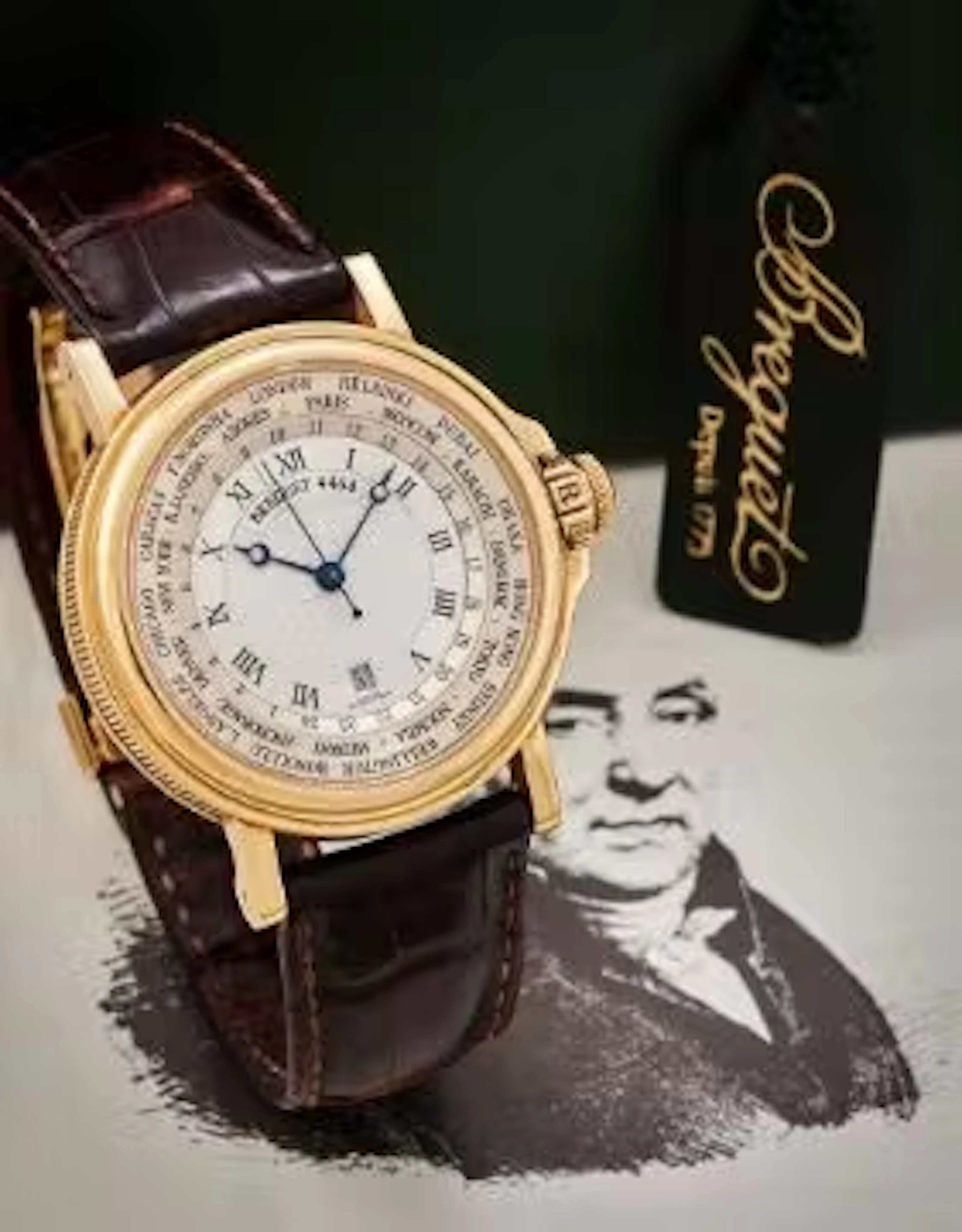 Y BREGUET, MARINE HORA MUNDI, REF. 3700, AN 18 CARAT GOLD WORLD TIME