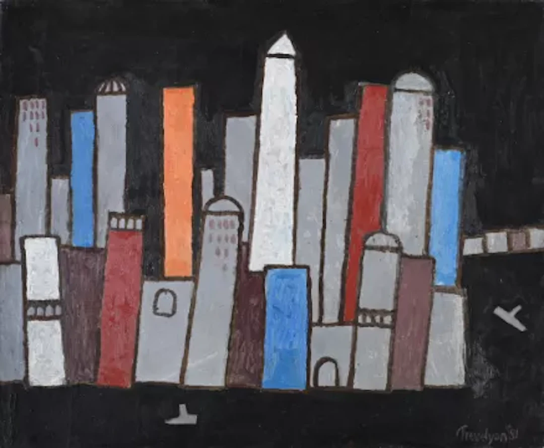 λ JULIAN TREVELYAN (BRITISH 1910-1988), NEW YORK, NIGHT