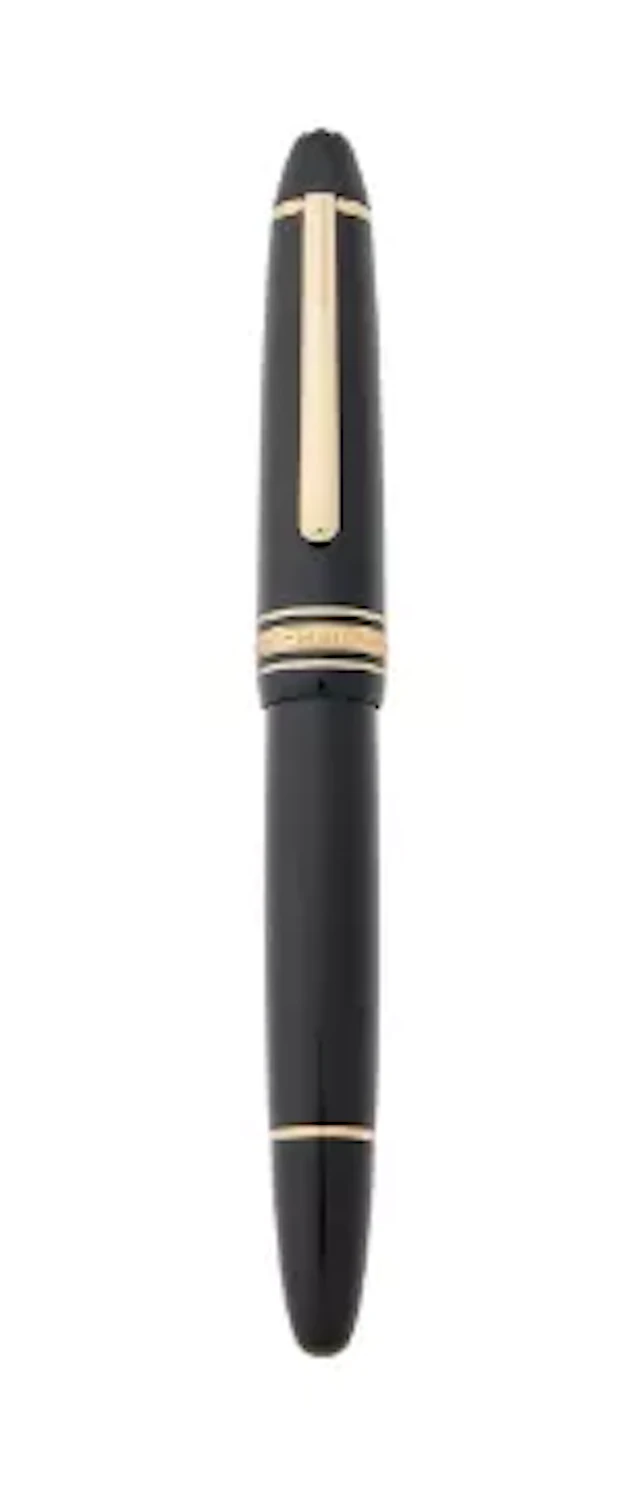MONTBLANC, MEISTERSTÜCK 146, A BLACK FOUNTAIN PEN