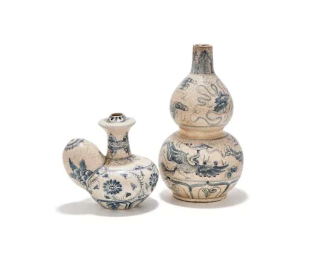 An Annamese blue and white kendi, Possibly 15th or 16th century
