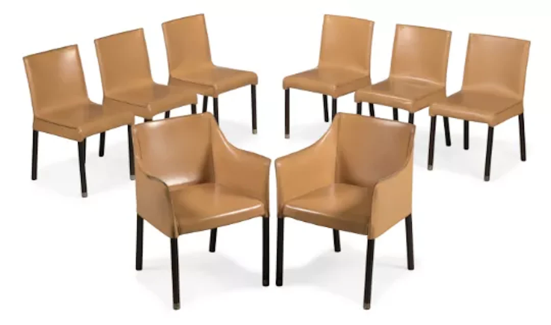 JASPER MORRISON (BRITISH, B.1969), A SET OF EIGHT DINING CHAIRS, CIRCA 2000