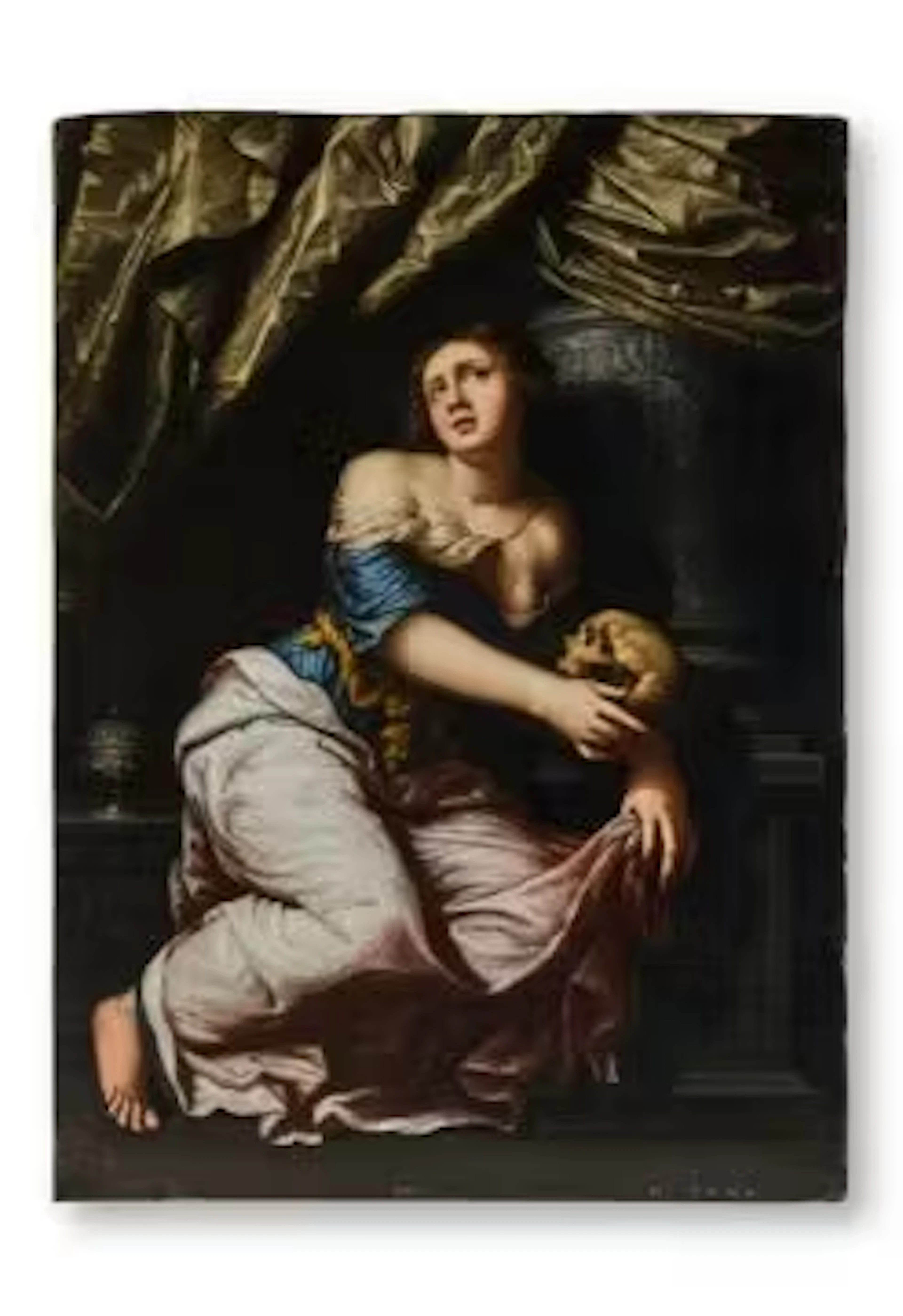 BOLOGNESE SCHOOL (17TH CENTURY), MARY MAGDELENE RENOUNCES WORLDLY POSSESSIONS