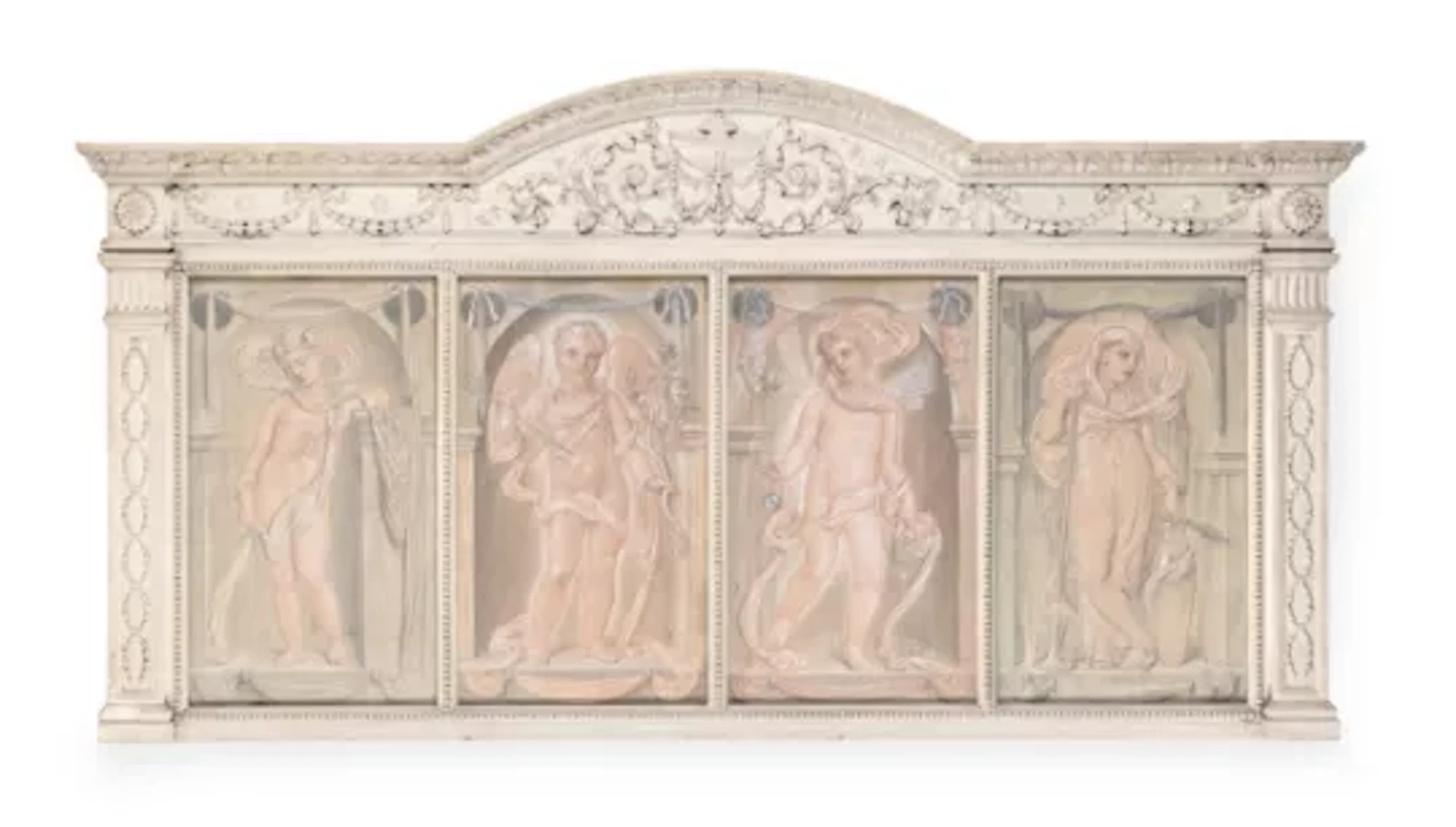 SIMEON SOLOMON (BRITISH 1840-1905), SOMNUS; AMOR, VOLUPTAS; AND MORS